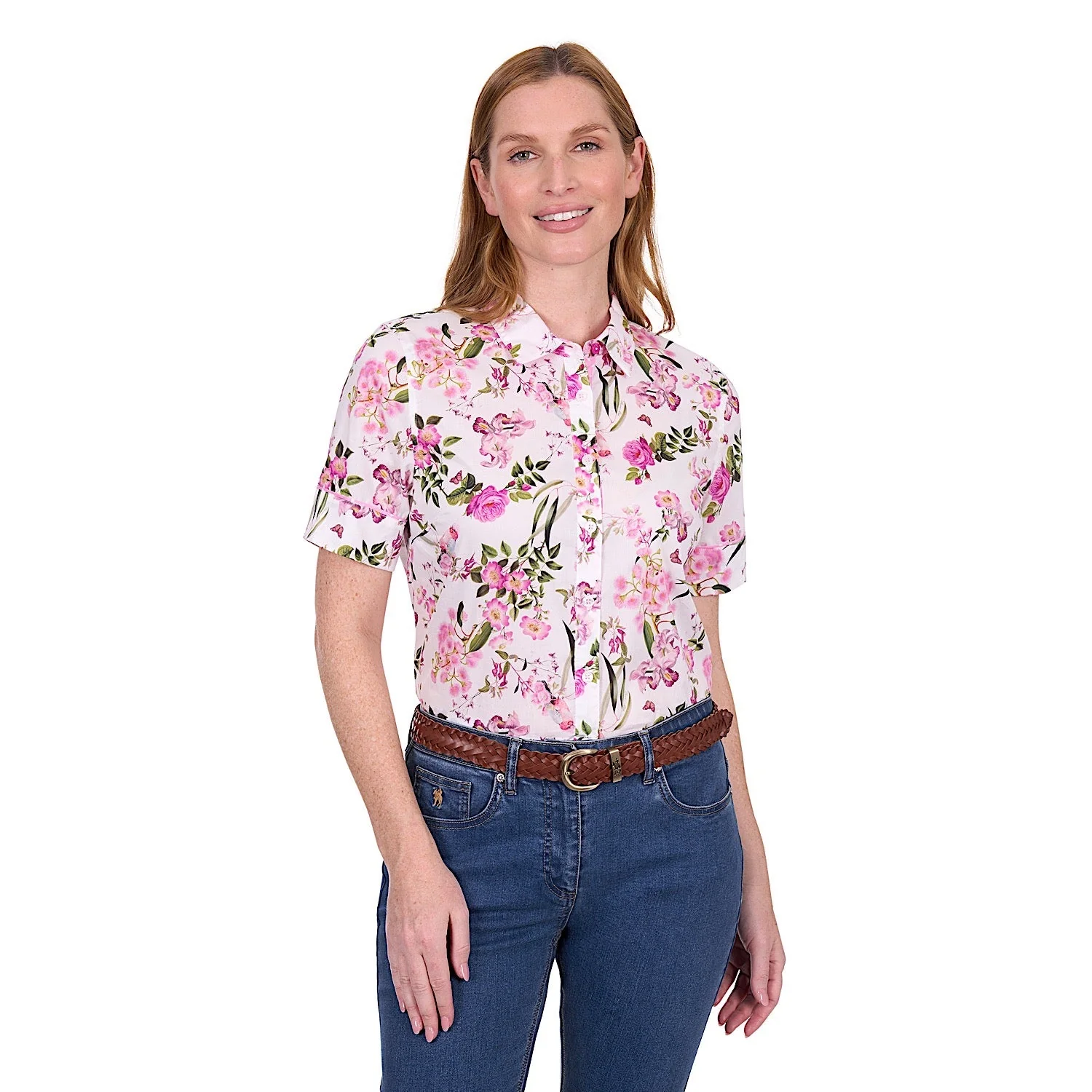 Thomas Cook Women's Giselle Short Sleeve Shirt - Multicoloured