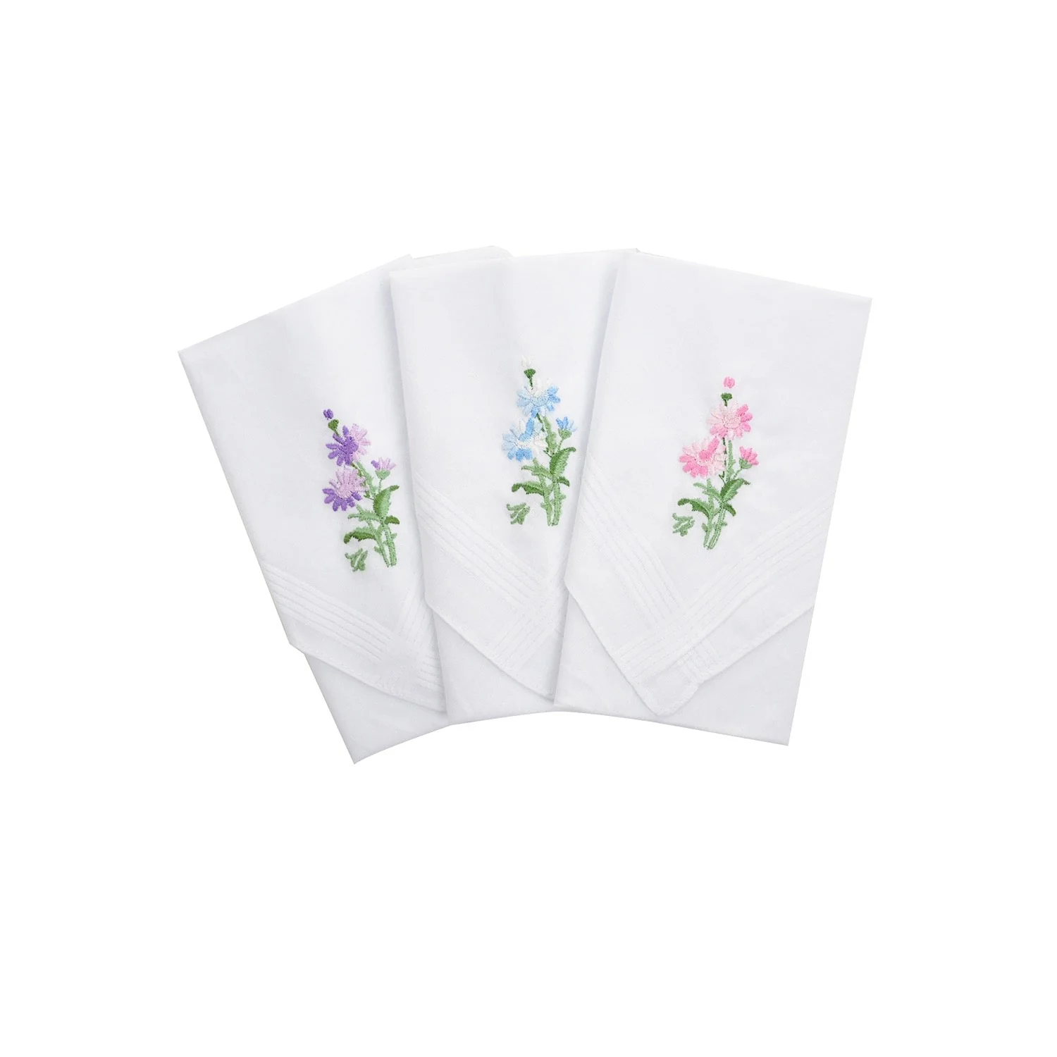 Thomas Cook Womens Handkerchief 3 - Pack White TCP2960HNK - Image 2