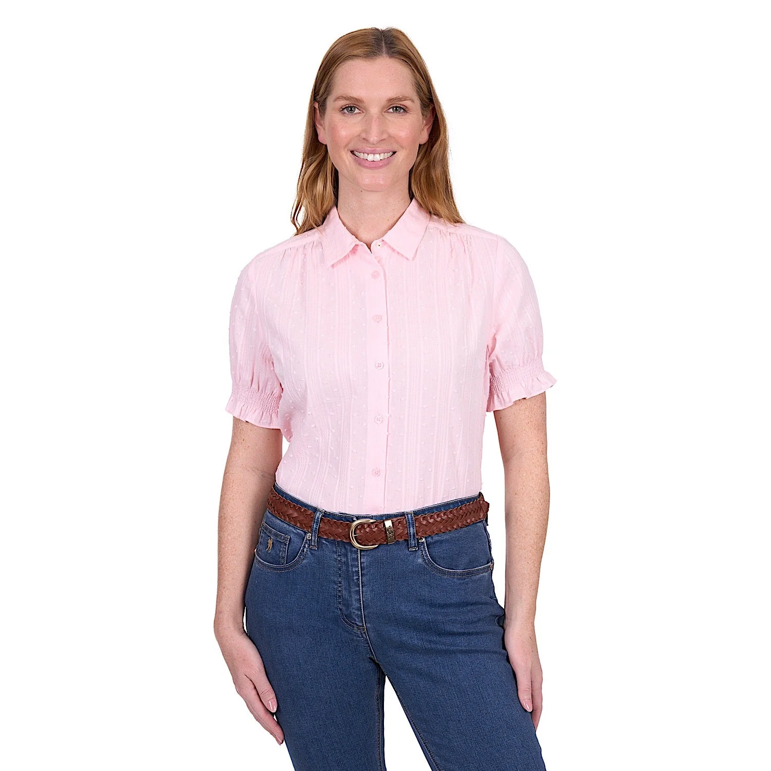 Thomas Cook Women's Imogen Short Sleeve Shirt - Pink