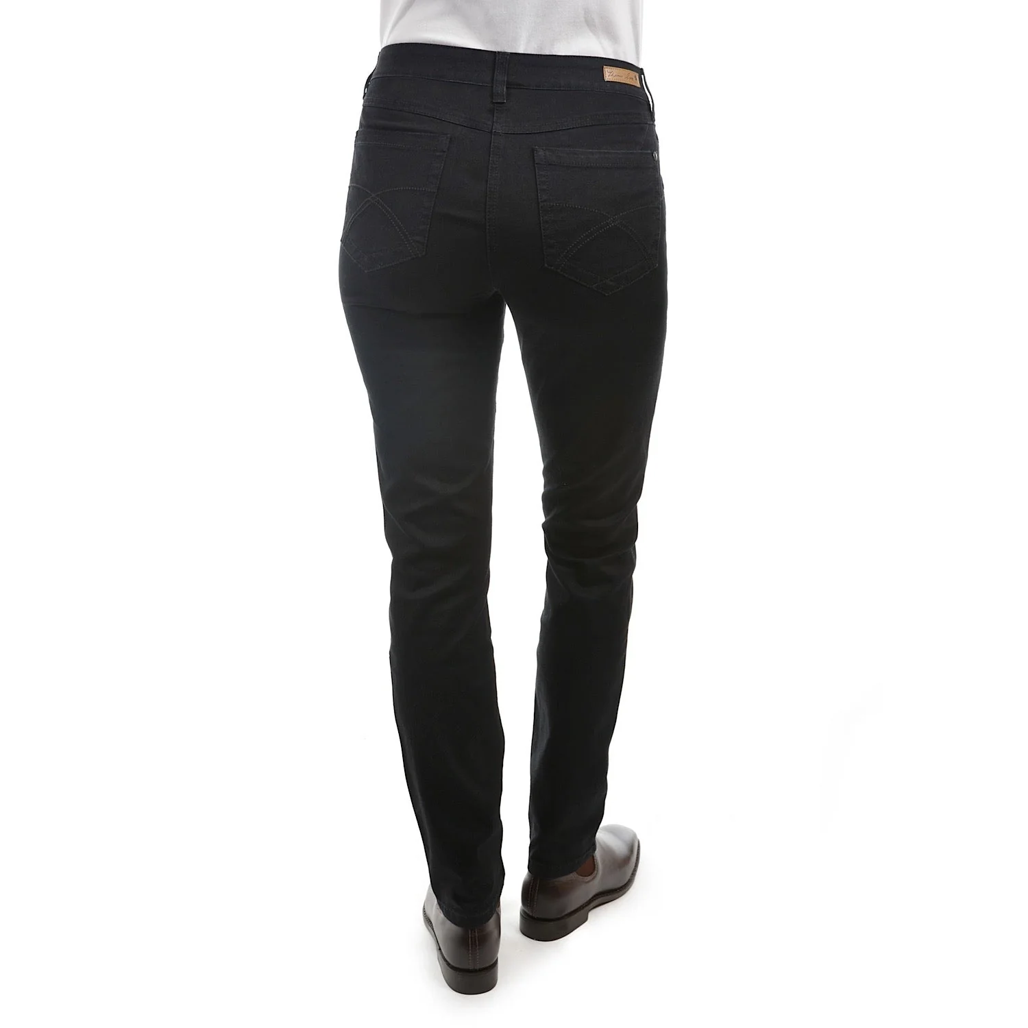 Thomas Cook Womens Lynda Slim Leg Wonder Jean Black 32" Leg - Image 3