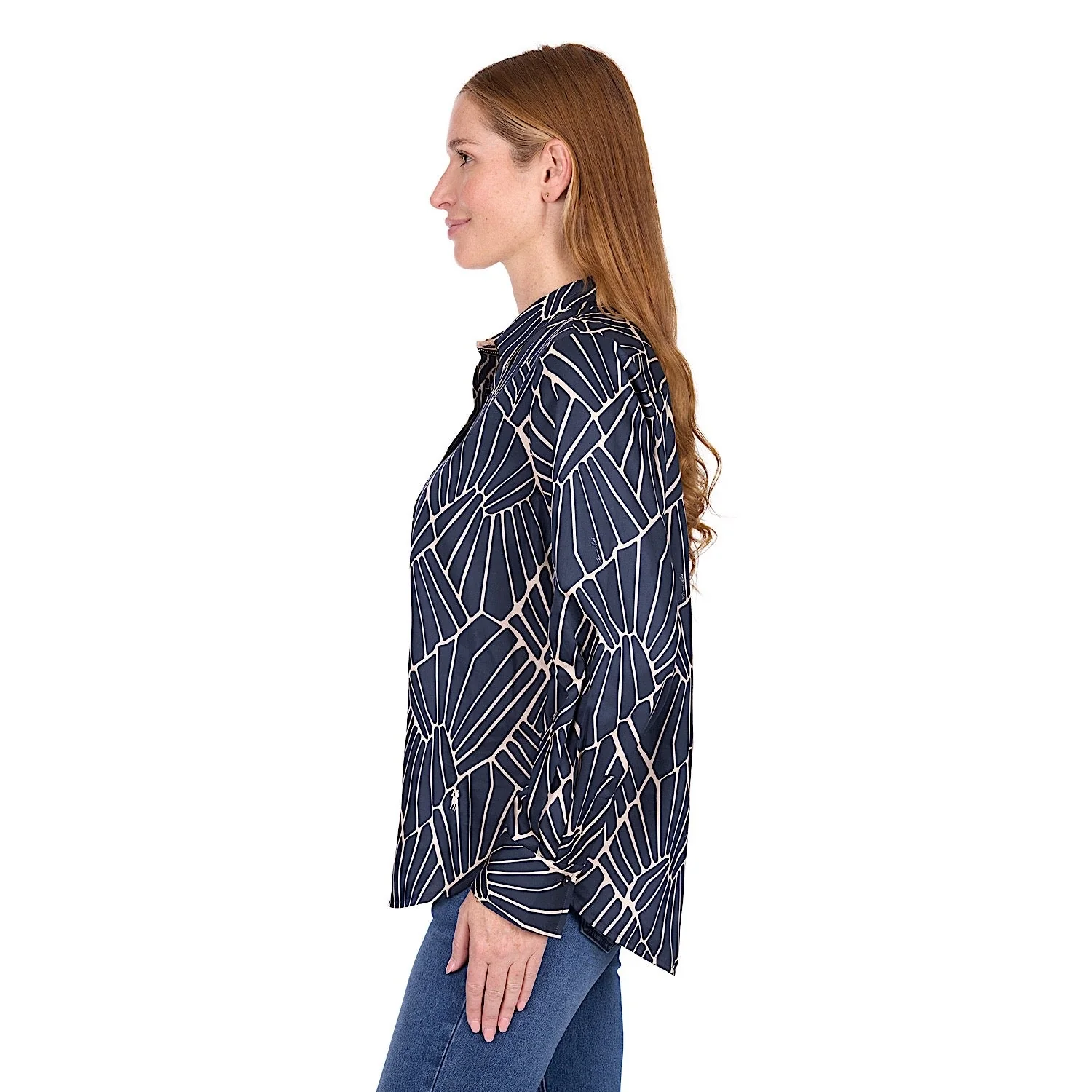Thomas Cook Women's Narelle Shirt - Navy / Tan - Image 2
