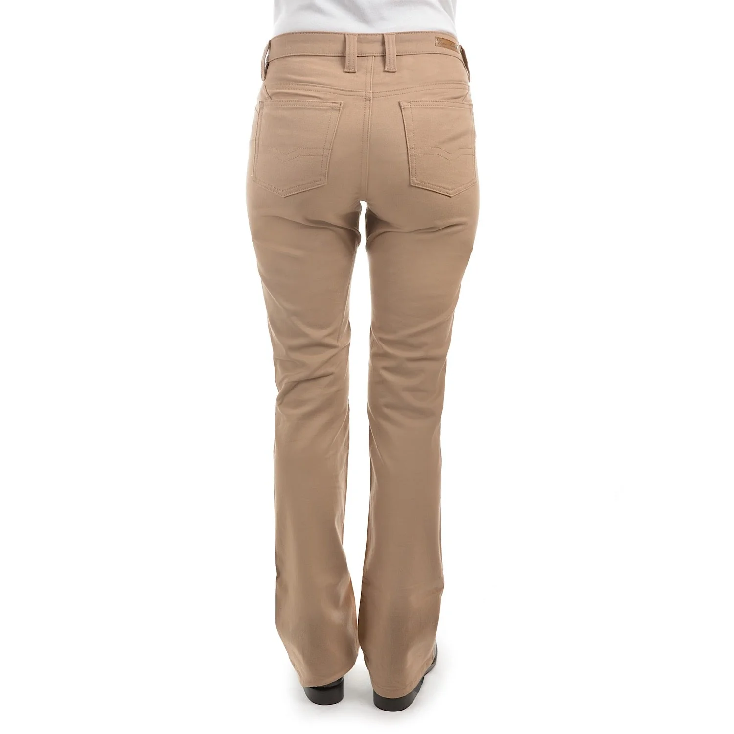 Thomas Cook Women's Stretch Moleskin Wonder Jean Boot Leg Sand 34" Leg - Image 3