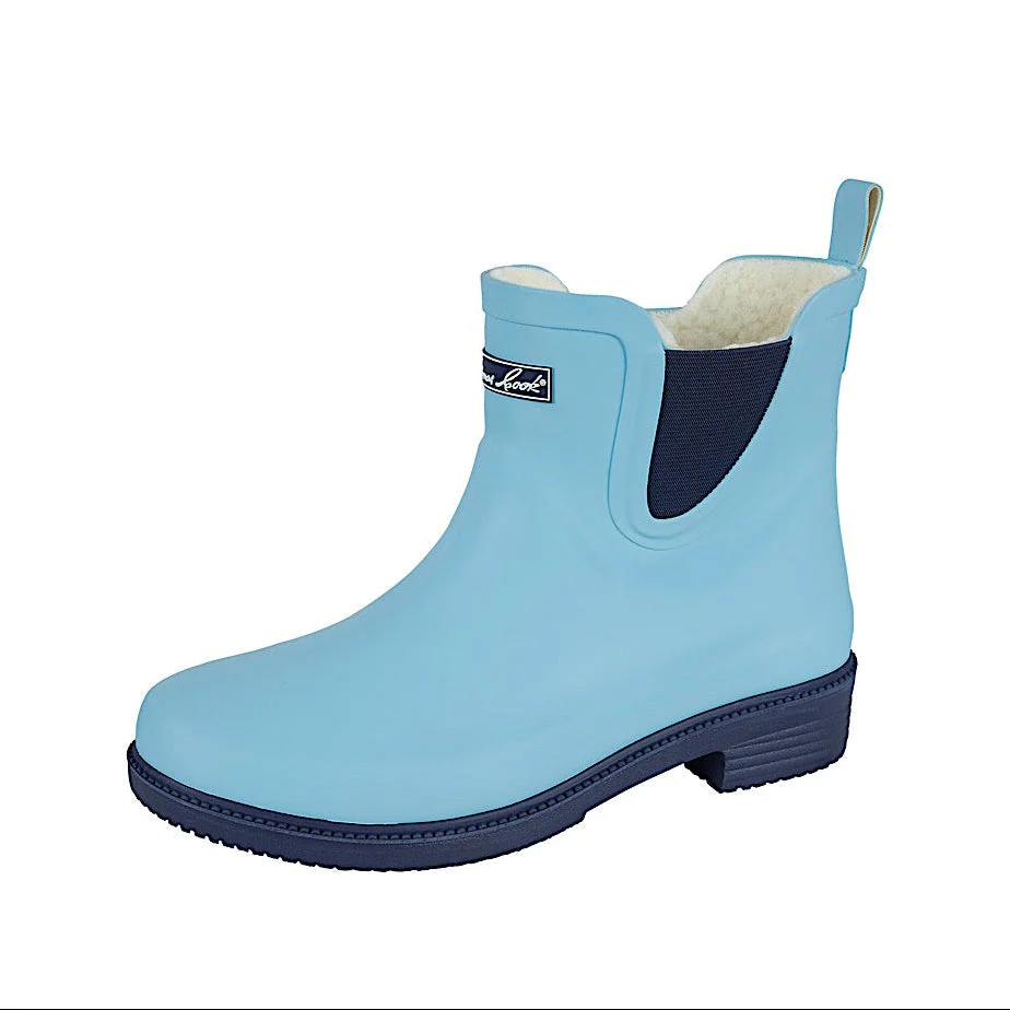 Thomas Cook Women's Wynyard Gumboot - Pale Blue / Navy
