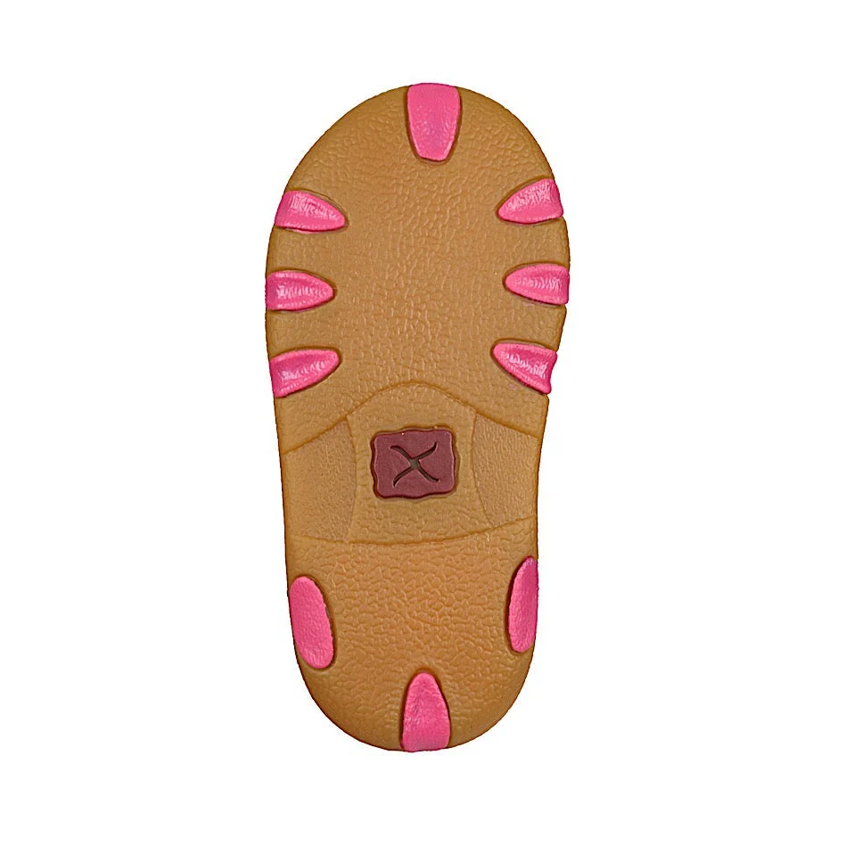 Twisted X INFANT Casual Mocs - Bomber / Sunflower / Pink - Image 2