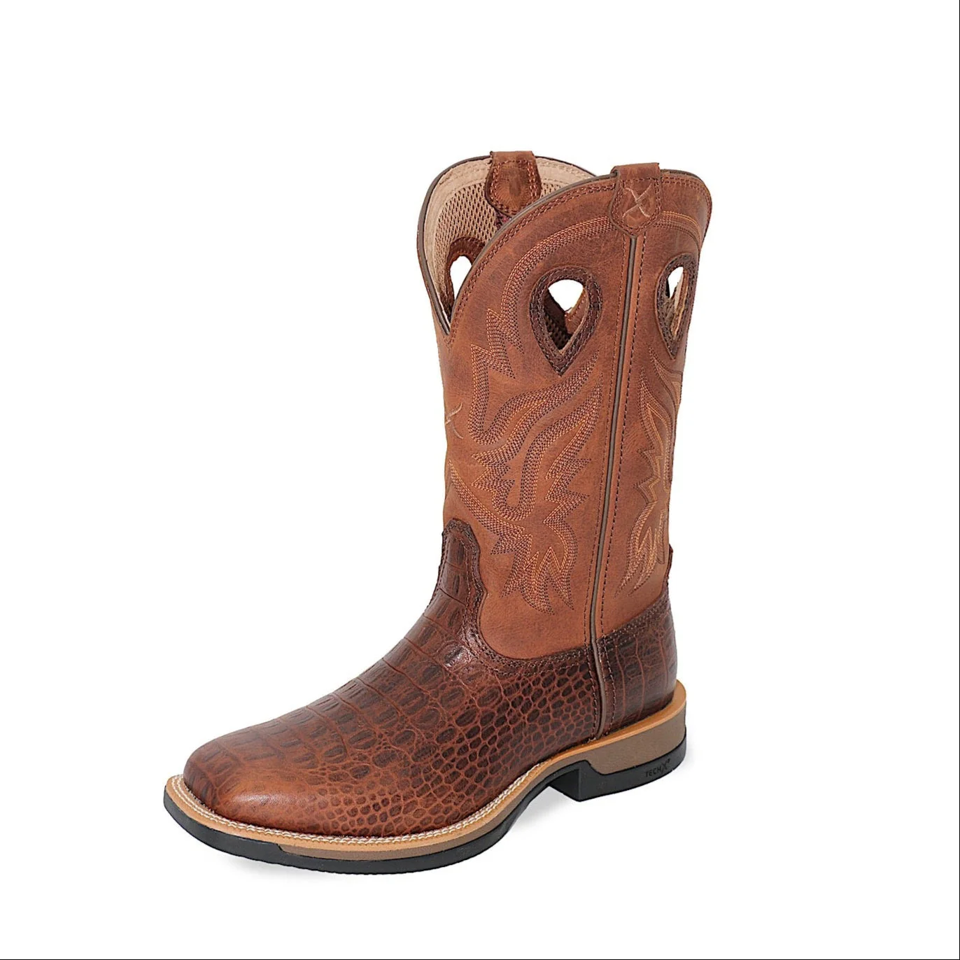 Twisted X Men's 12 Tech X1 Western Boot - Ginger / Rust
