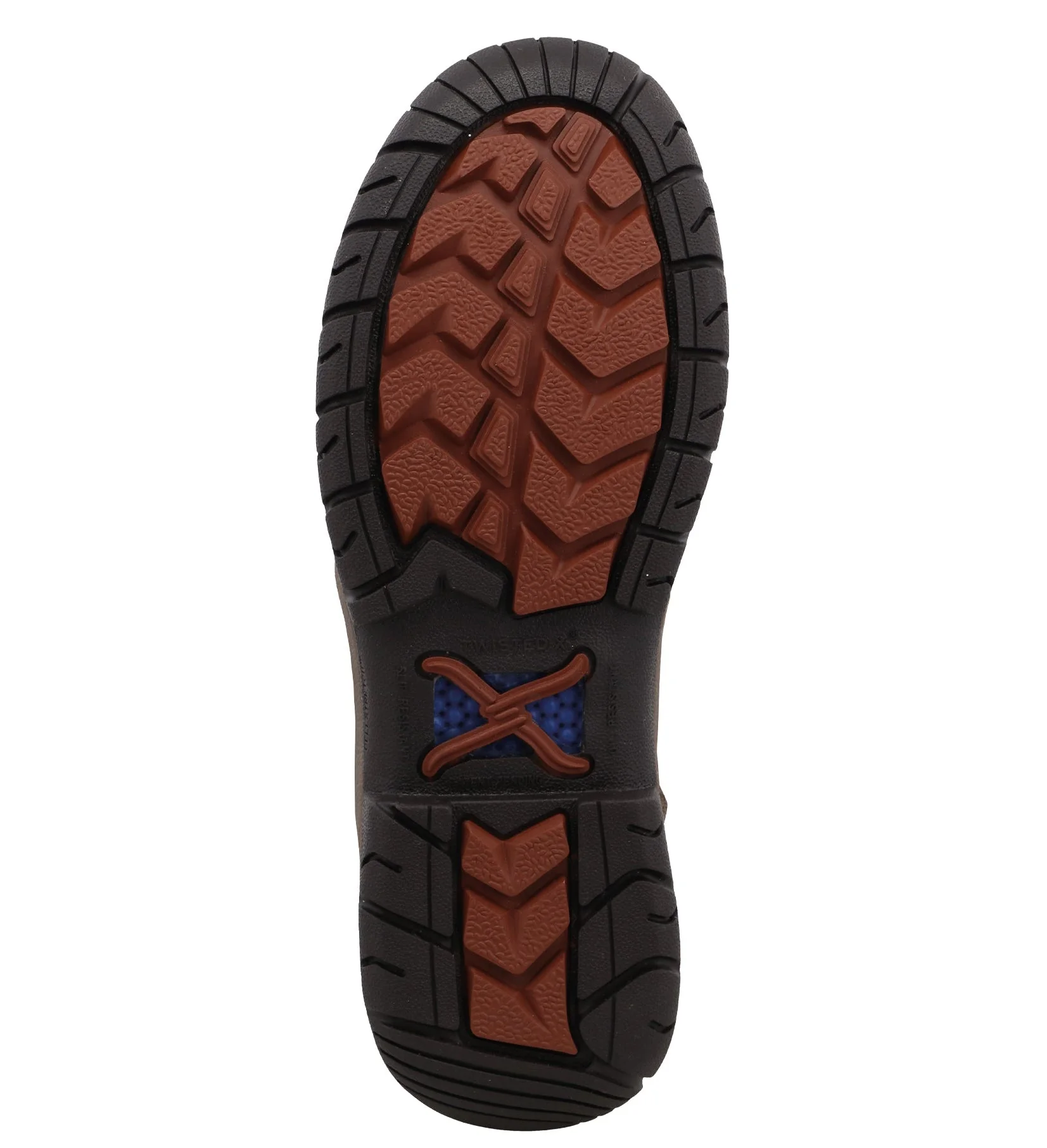 Twisted X Men's 4 All Around Lace Up Work Boot - Shitake Brown - Image 2