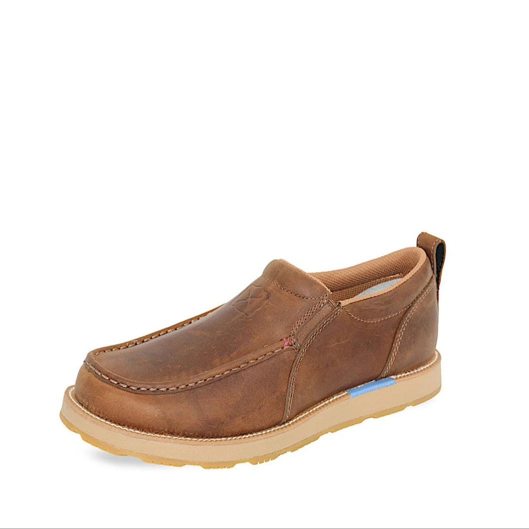 Twisted X Men's Cellstretch Wedge Slip On - Rust Brown