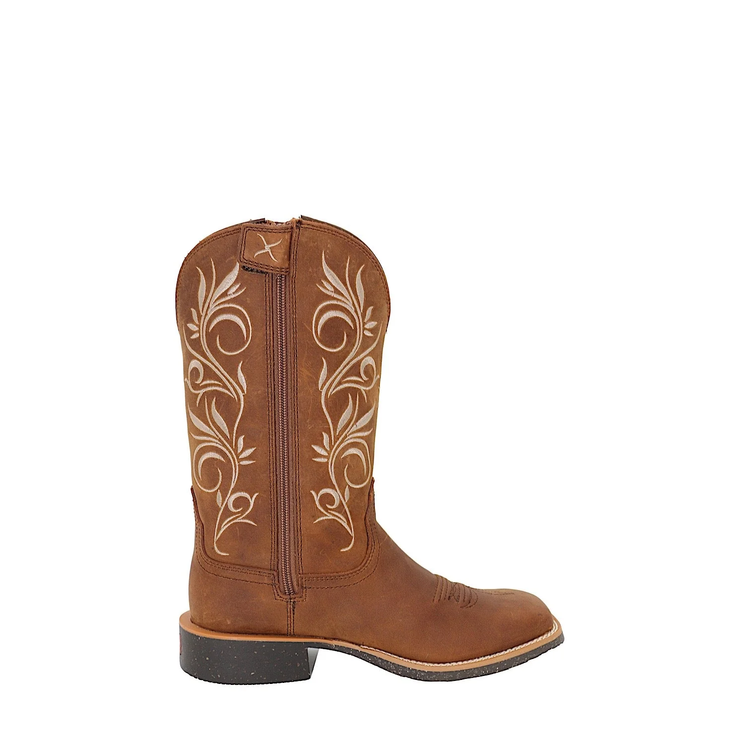 Twisted X Women's 11 Tech X2 Zip Boot - Oiled Brown/Brown - Image 2