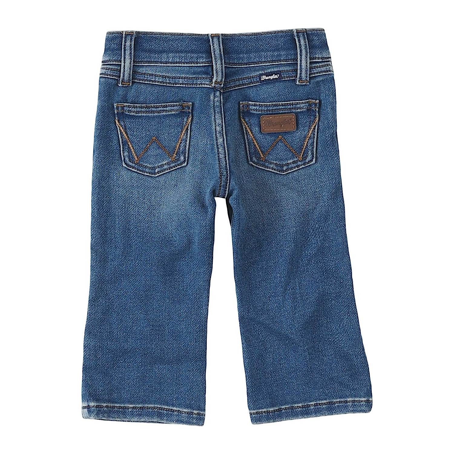 Wrangler All Around Baby/Toddler Ropin' Western Jean - Mid Blue