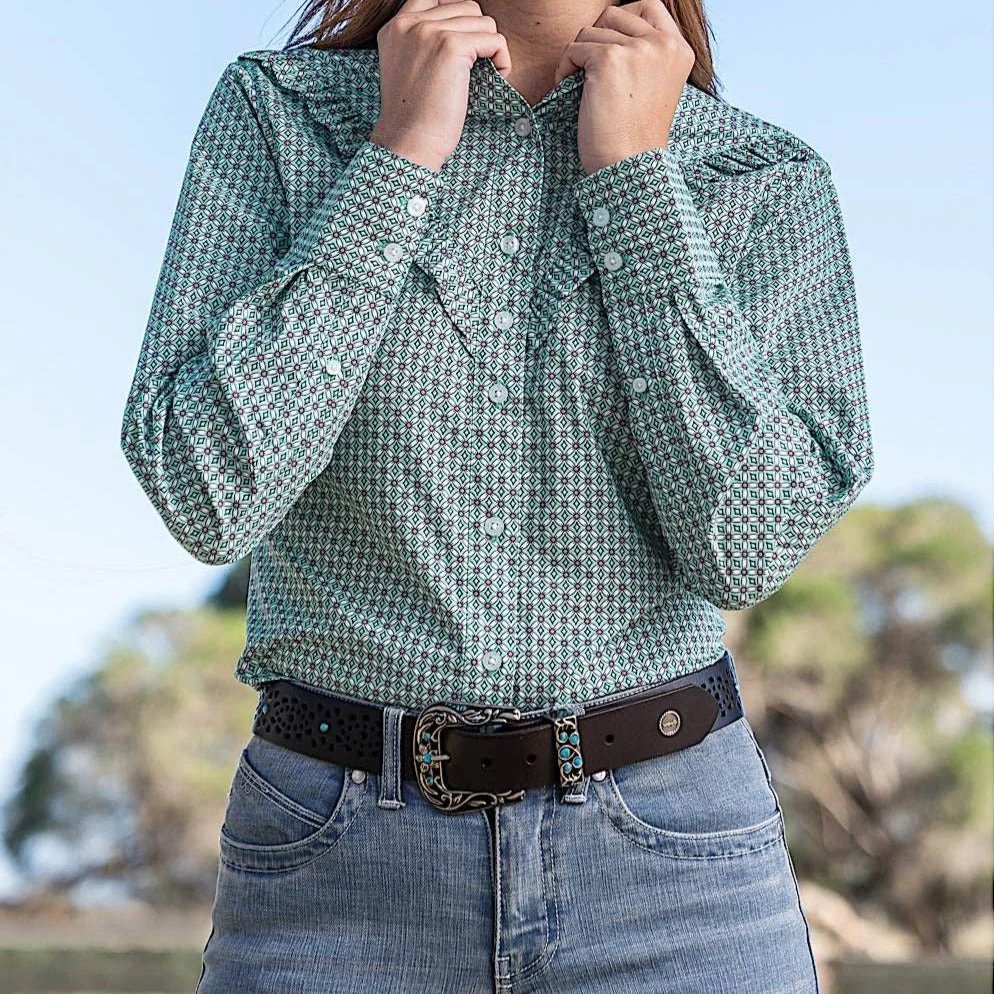 Wrangler Belt Bonnie Dark Tan - Image 3
