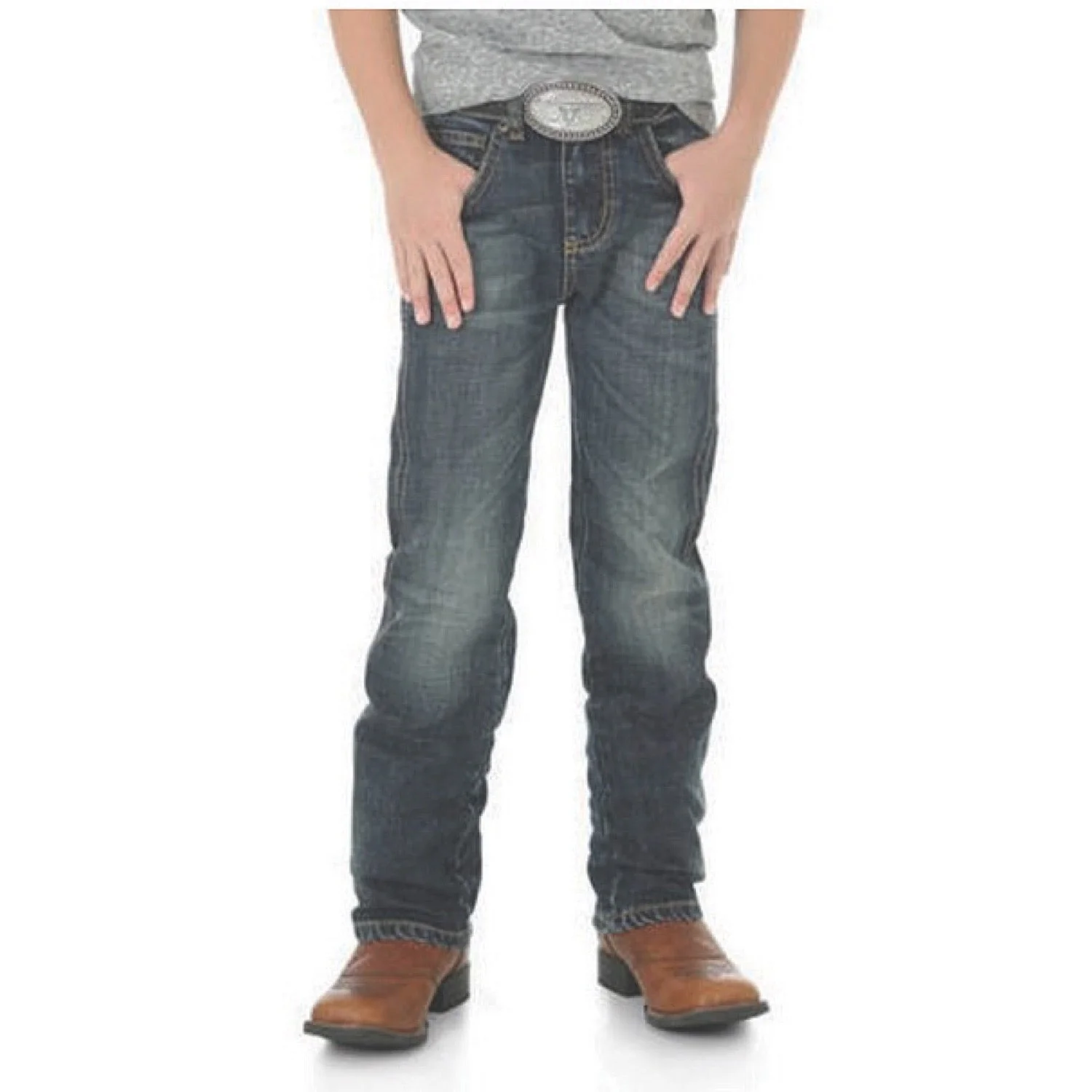Wrangler Boy's Retro Slim Straight Jean - Bozeman - Image 2