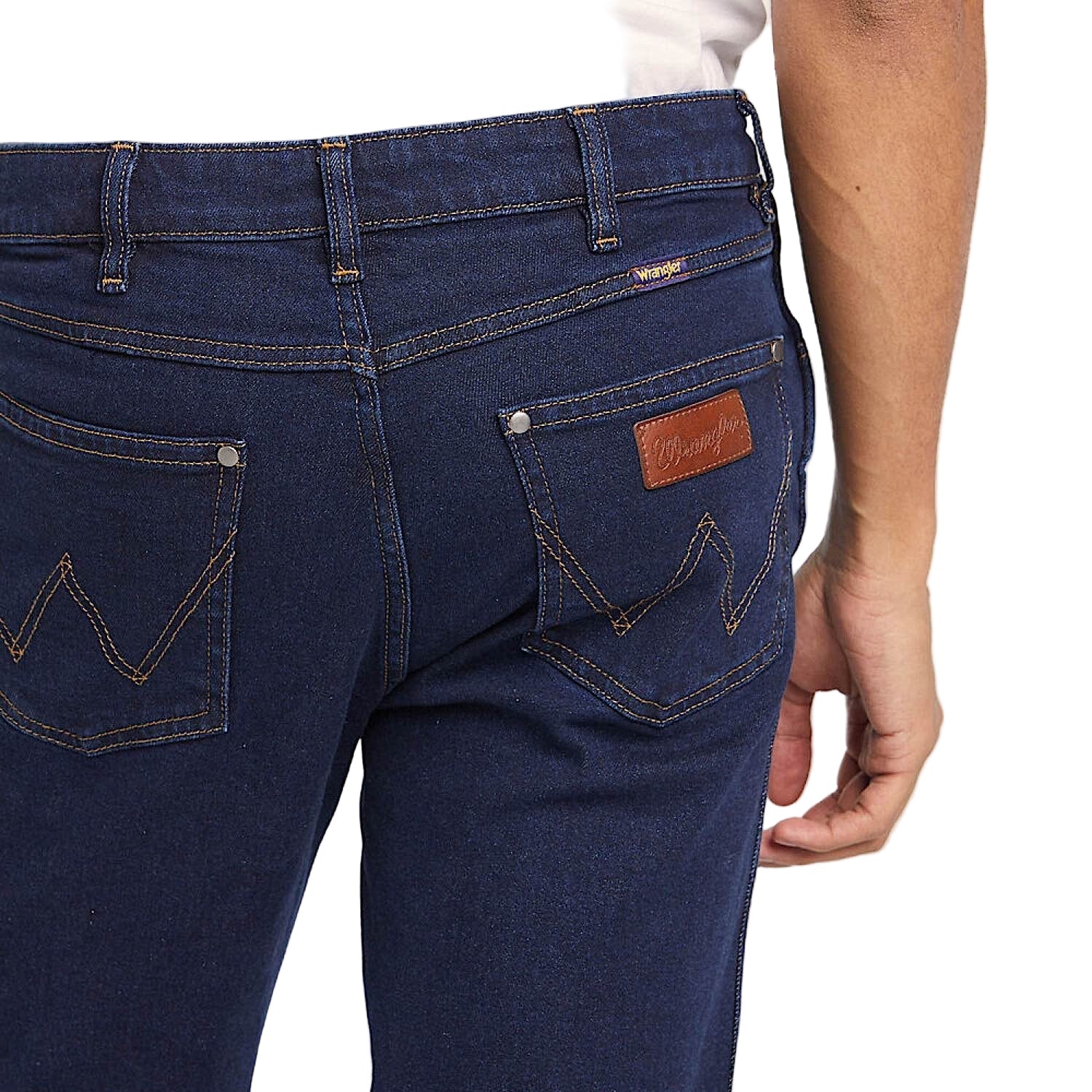 Wrangler Men’s Classic Straight Leg Jean - Original Rinse Indigo - Image 3