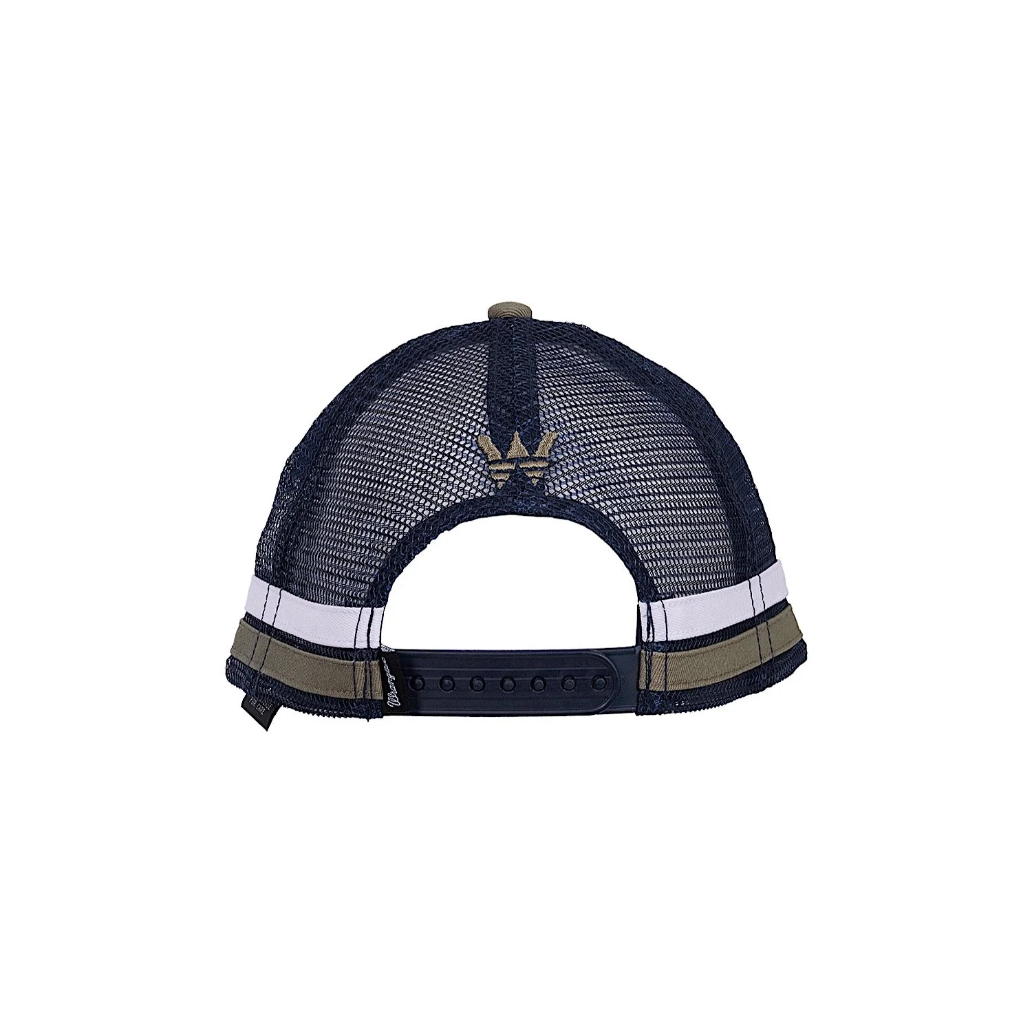Wrangler Cole Trucker Cap - Tan/Navy - Image 2