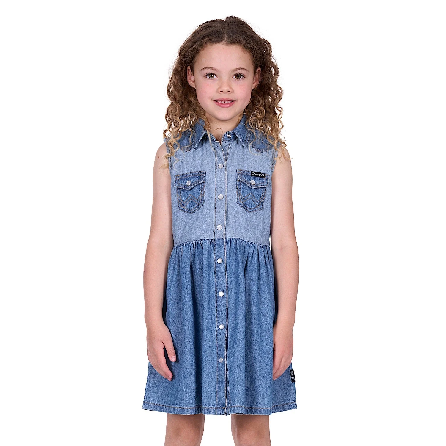 Wrangler Girl's Joanna Dress - Navy - Image 2