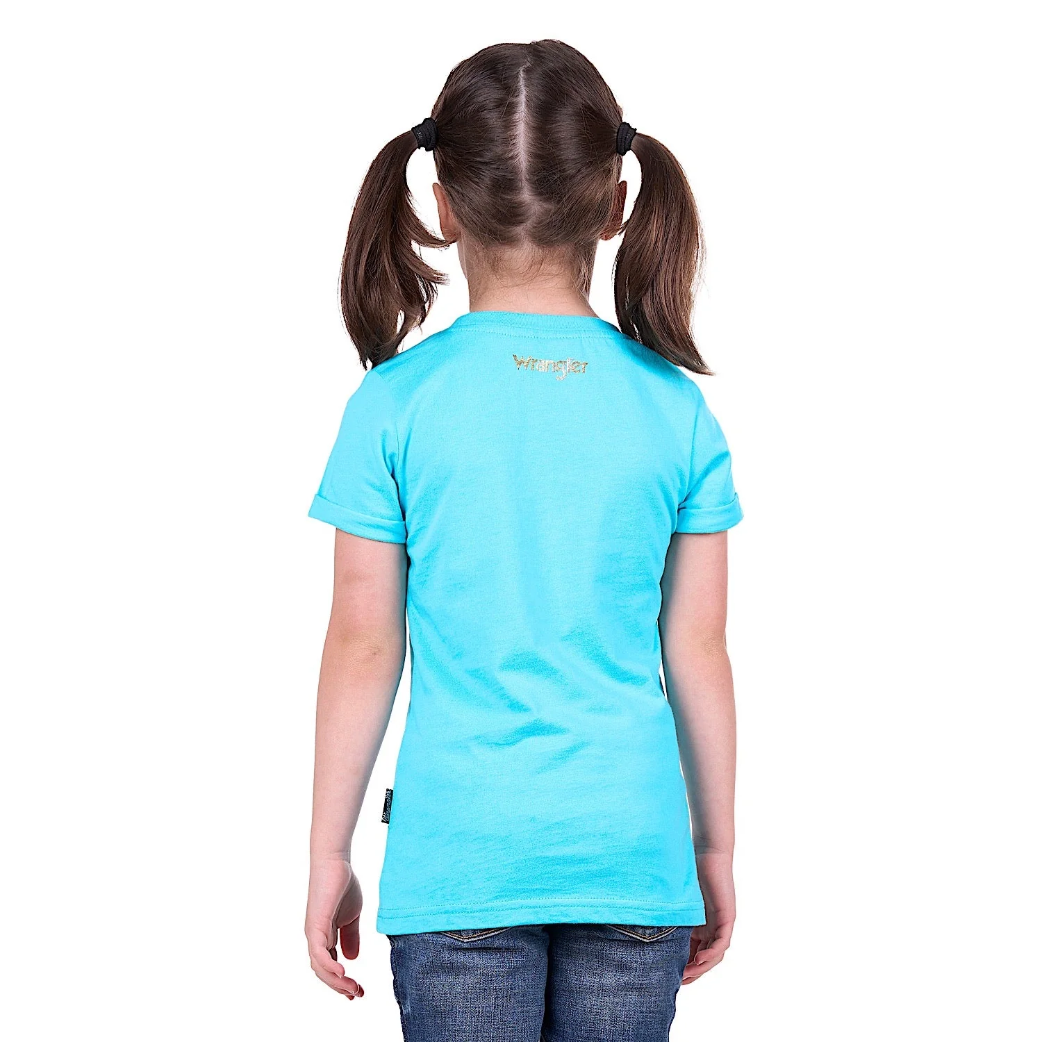 Wrangler Girl's Pippa Tee Aqua - Image 3