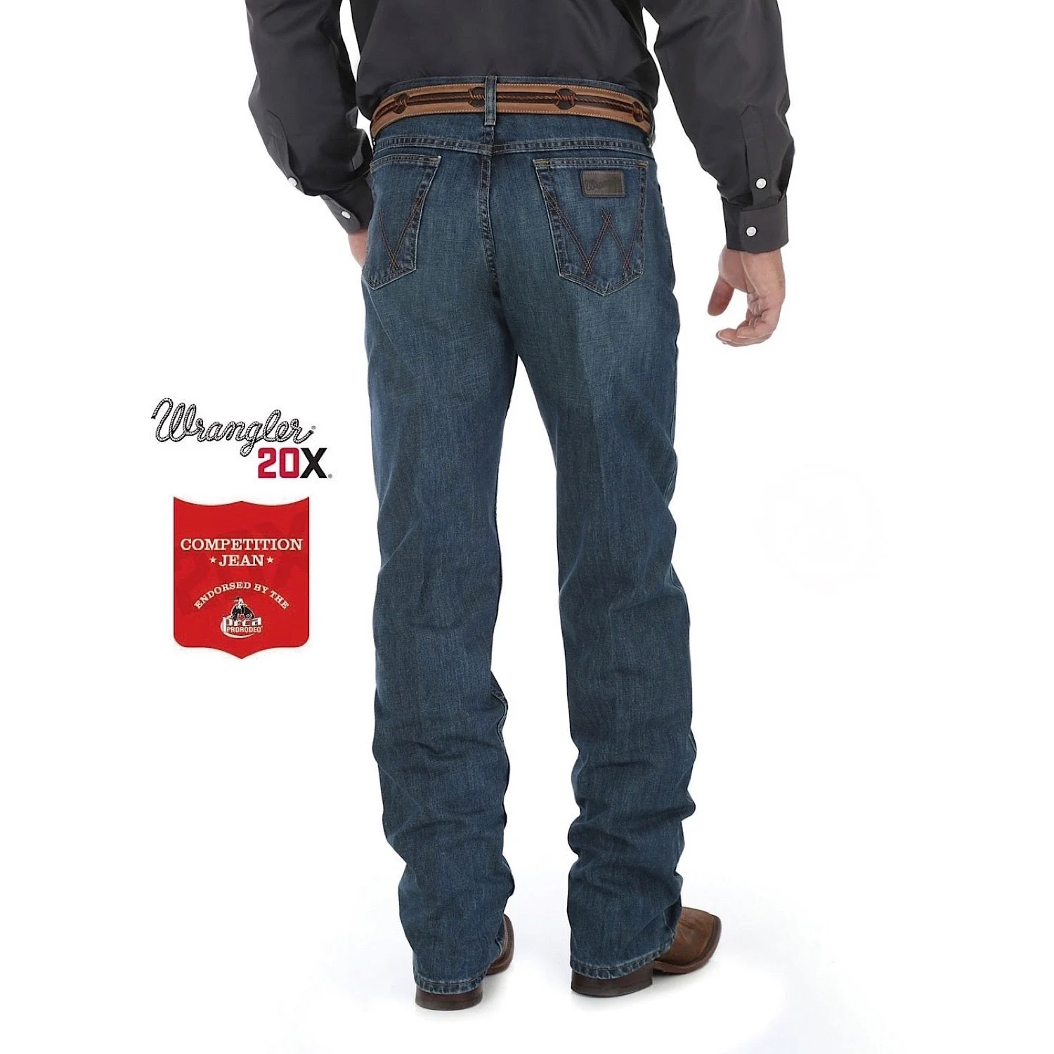 Wrangler Men's 20X Competition Relaxed Jean - River Wash - Image 2