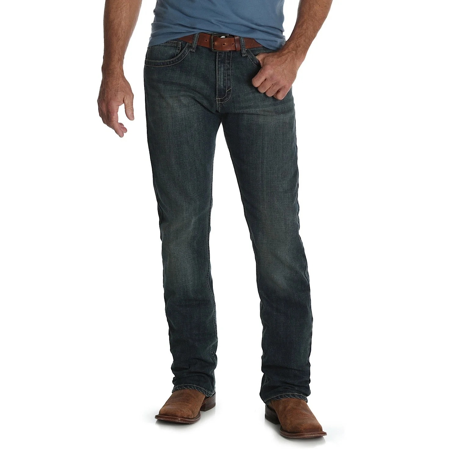 Wrangler Men's 20X Slim Straight Jean - 34" Leg McAllen - Image 3