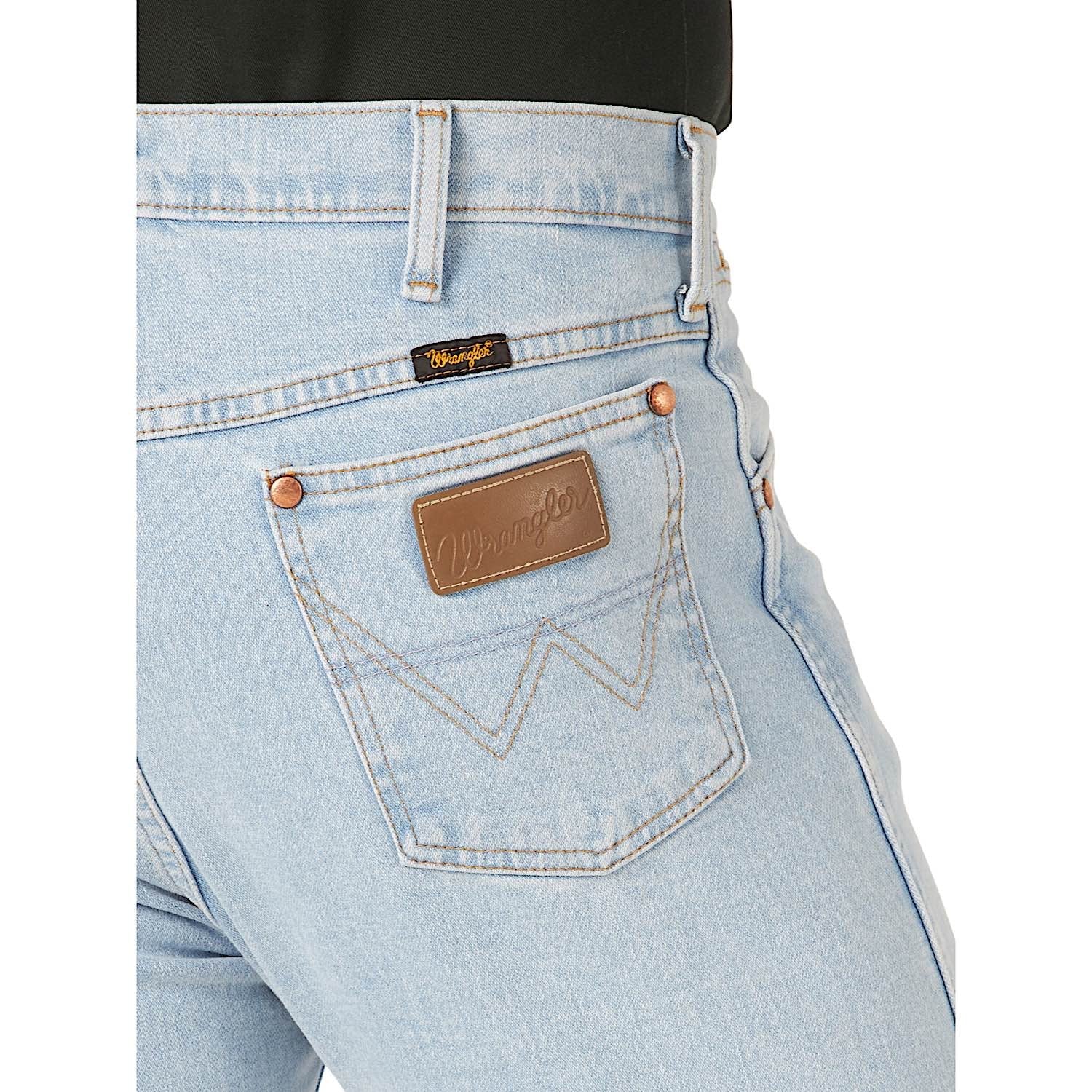 Wrangler Men's Active Flex Original Fit Jean - Bleach - Image 3