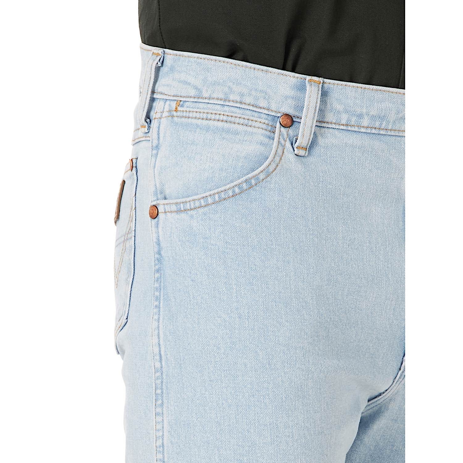 Wrangler Men's Active Flex Original Fit Jean - Bleach - Image 4