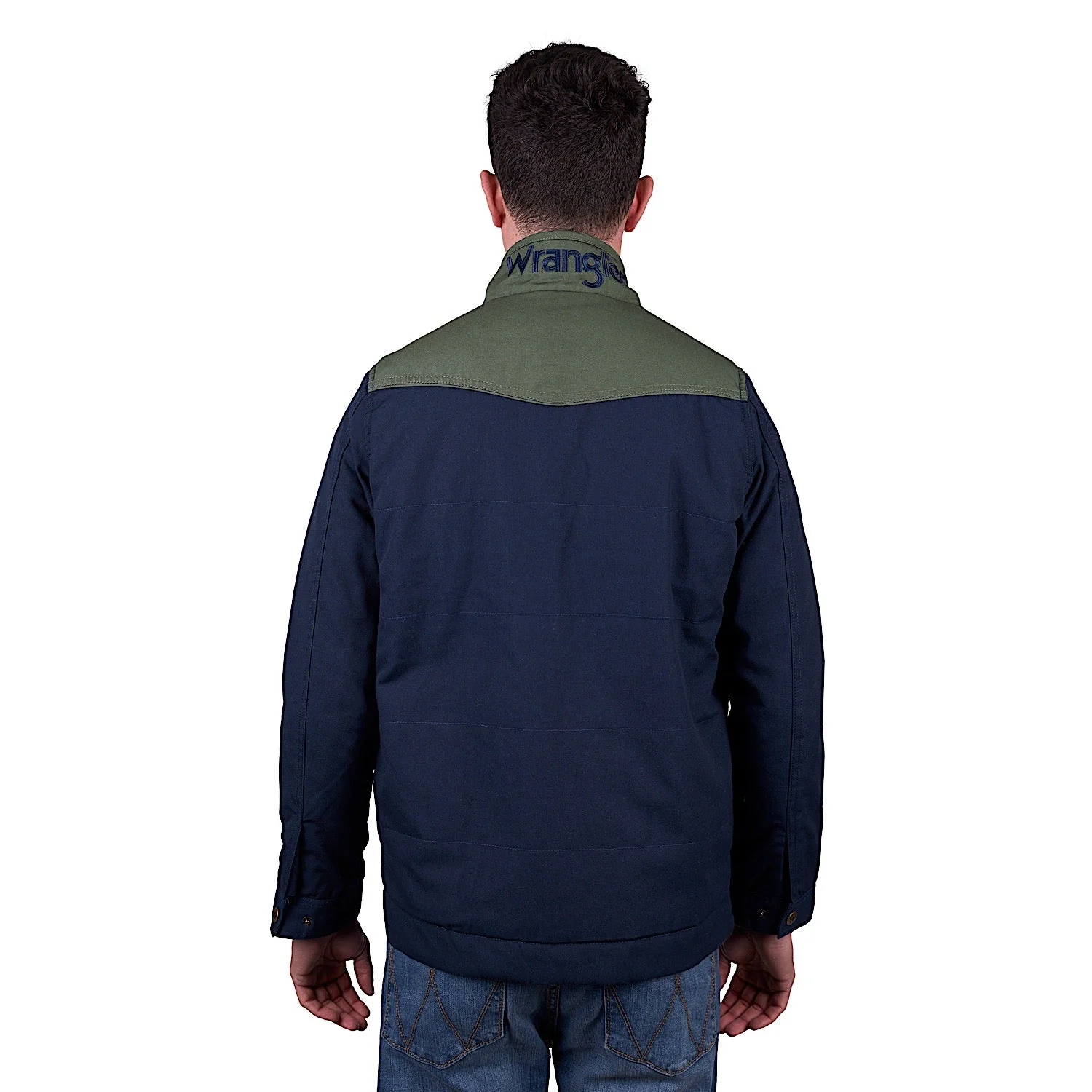 Wrangler Men's Andrew Jacket - Navy/Cypress - Image 2