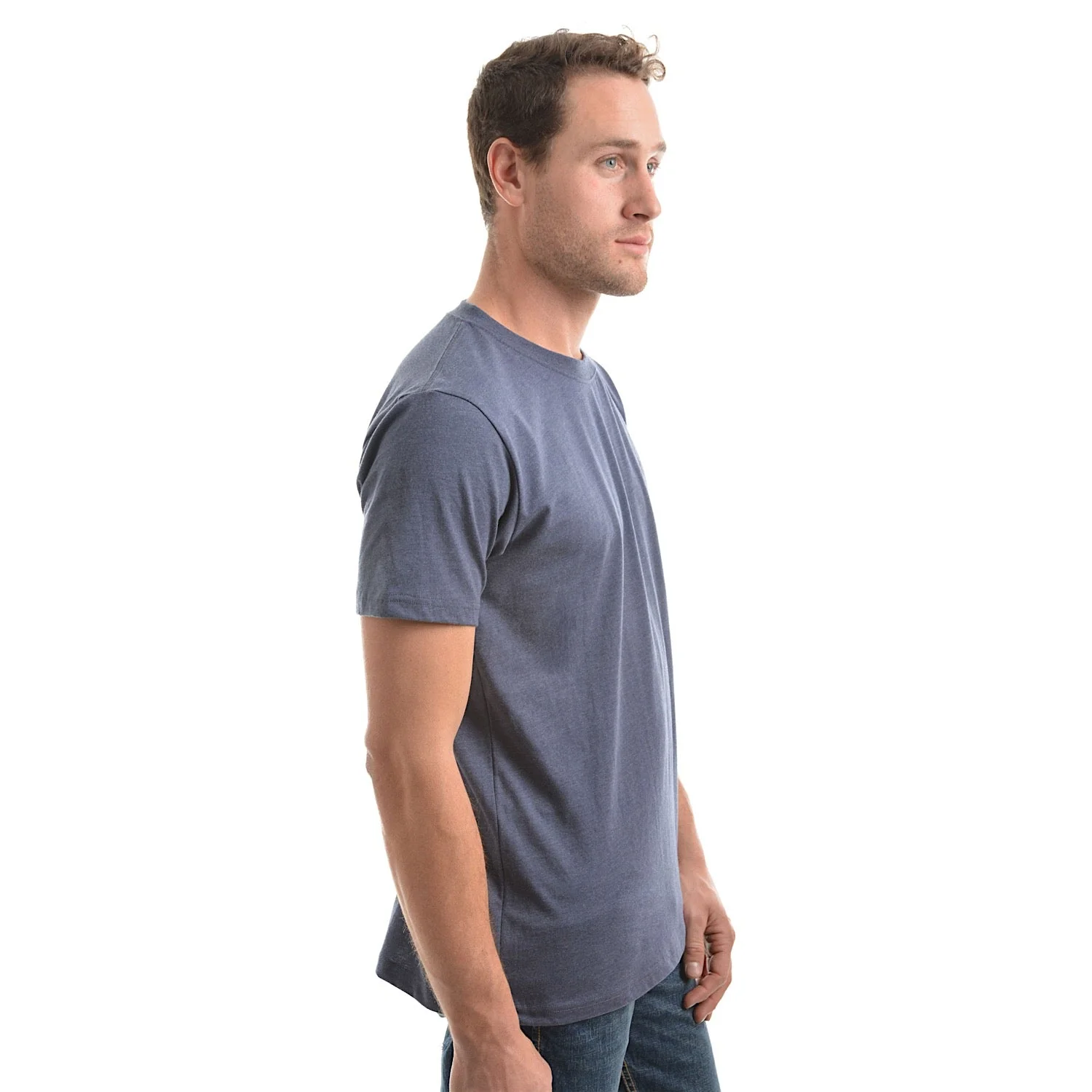 Wrangler Men's Angus Tee Denim Marle - Image 2