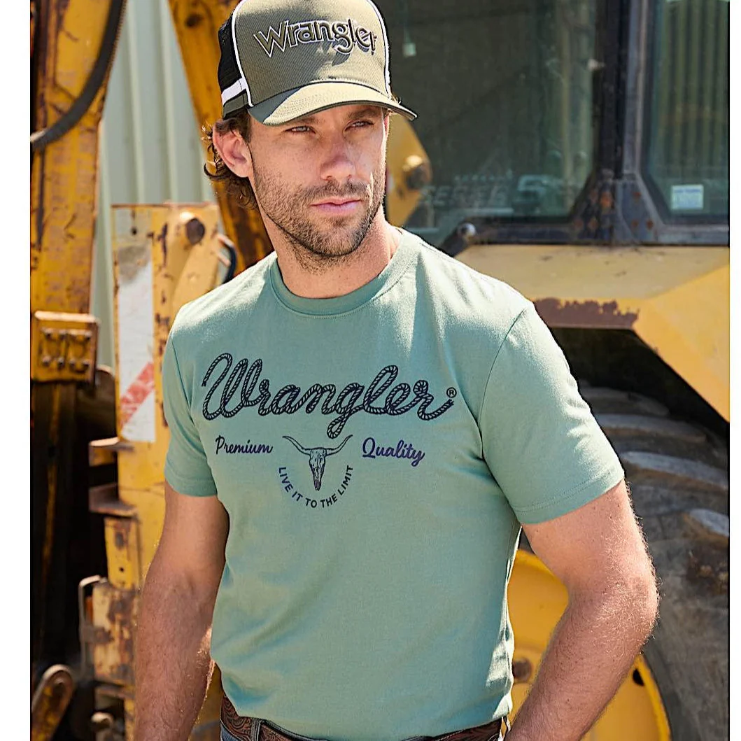 Wrangler Men's Arthur Tee - Sage - Image 2