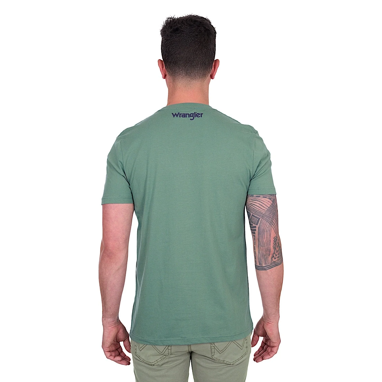 Wrangler Men's Arthur Tee - Sage - Image 4