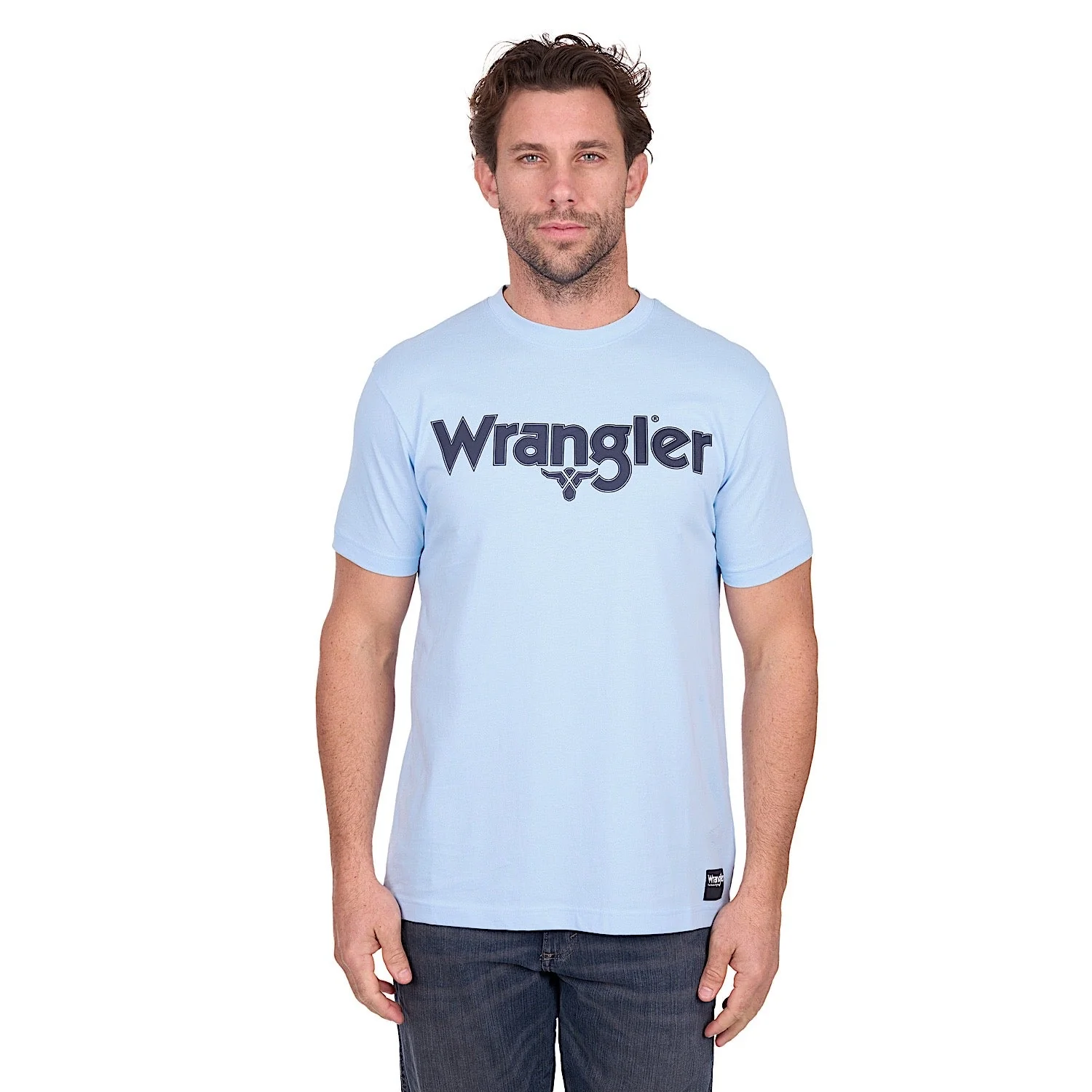 Wrangler Men's Blake T-Shirt - Light Blue