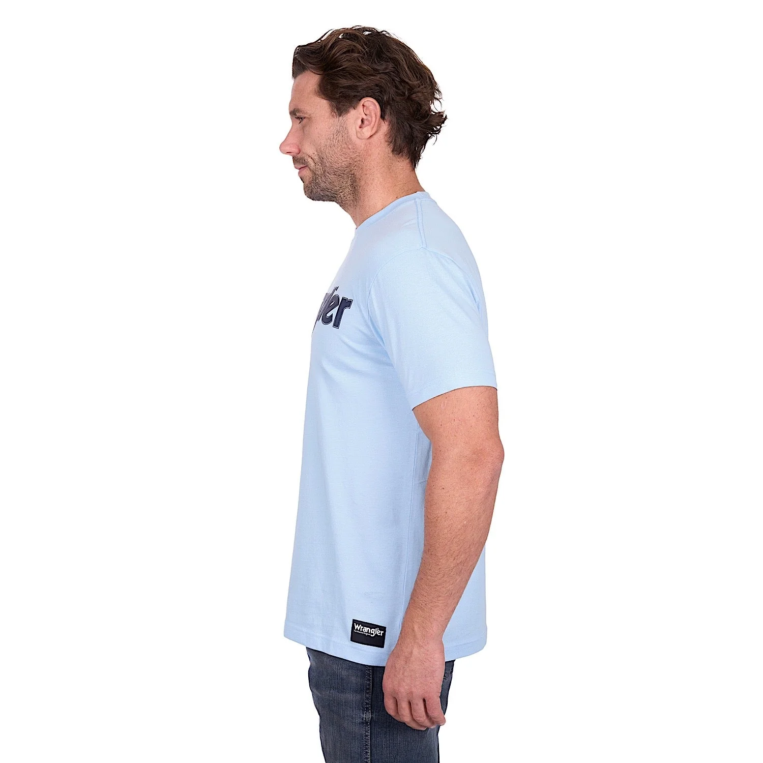 Wrangler Men's Blake T-Shirt - Light Blue - Image 3