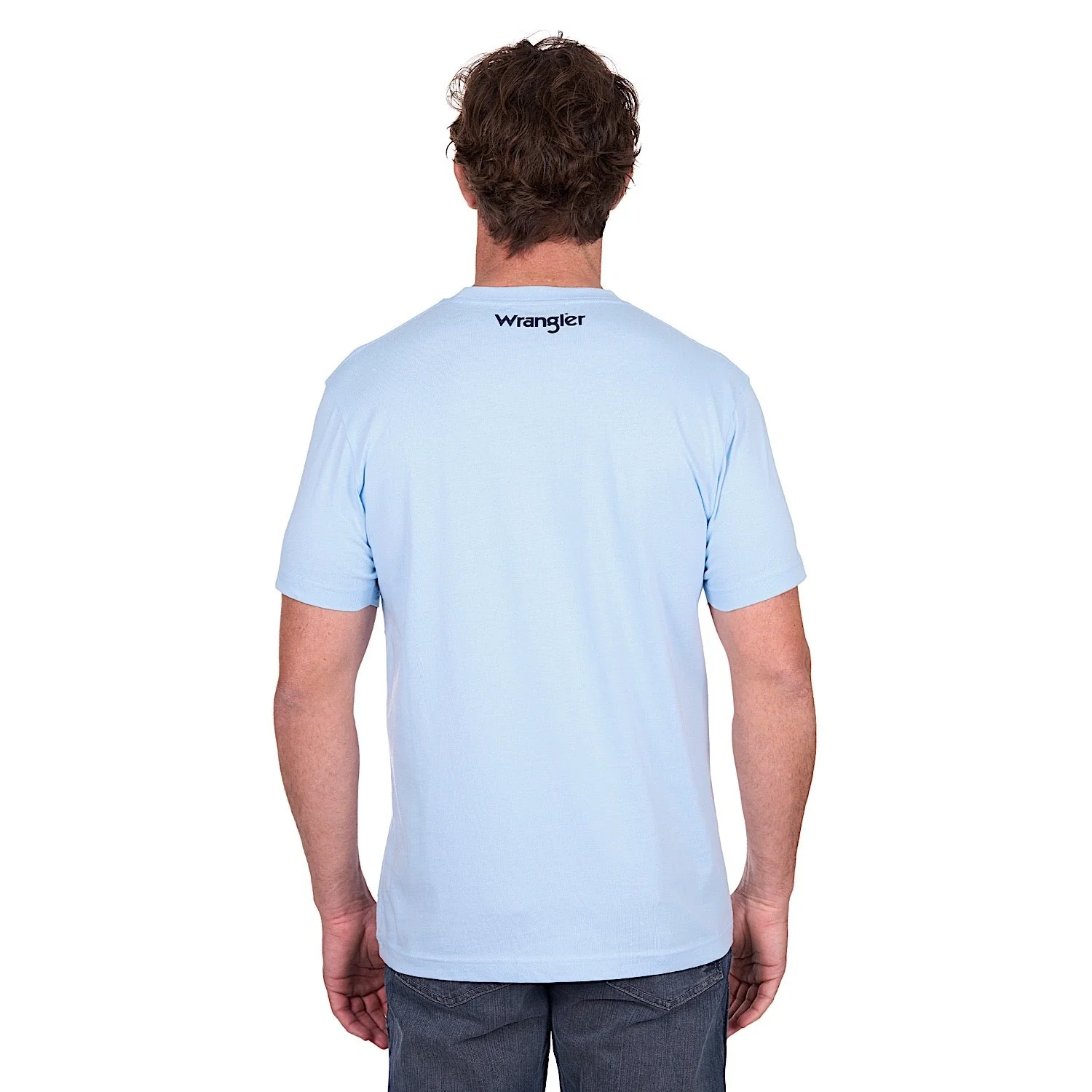 Wrangler Men's Blake T-Shirt - Light Blue - Image 4