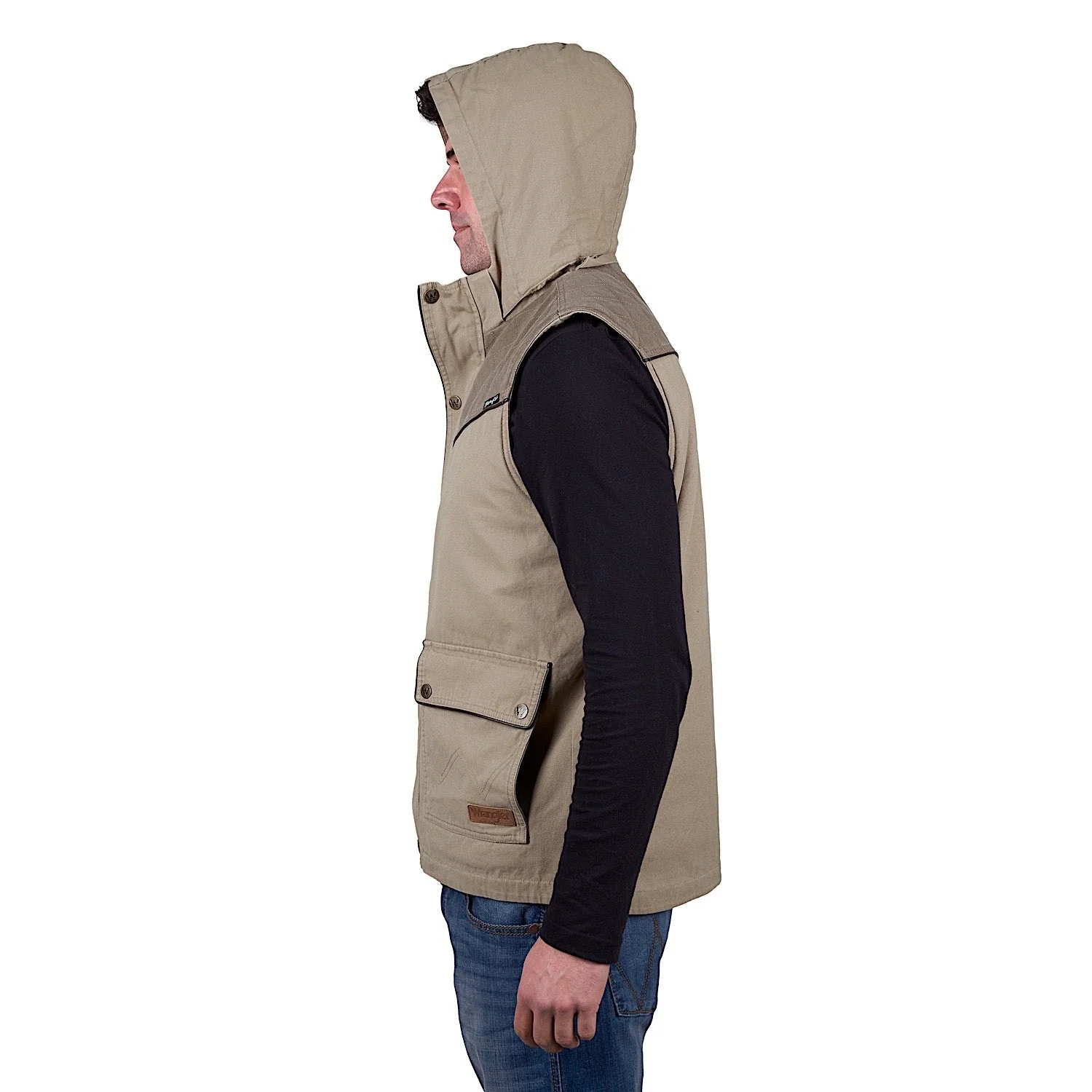 Wrangler Men's Cain Vest - Stone - Image 4