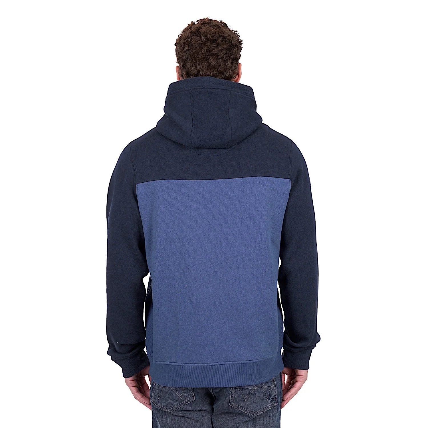 Wrangler Men's Clinton Hoodie - Navy/Denim - Image 4