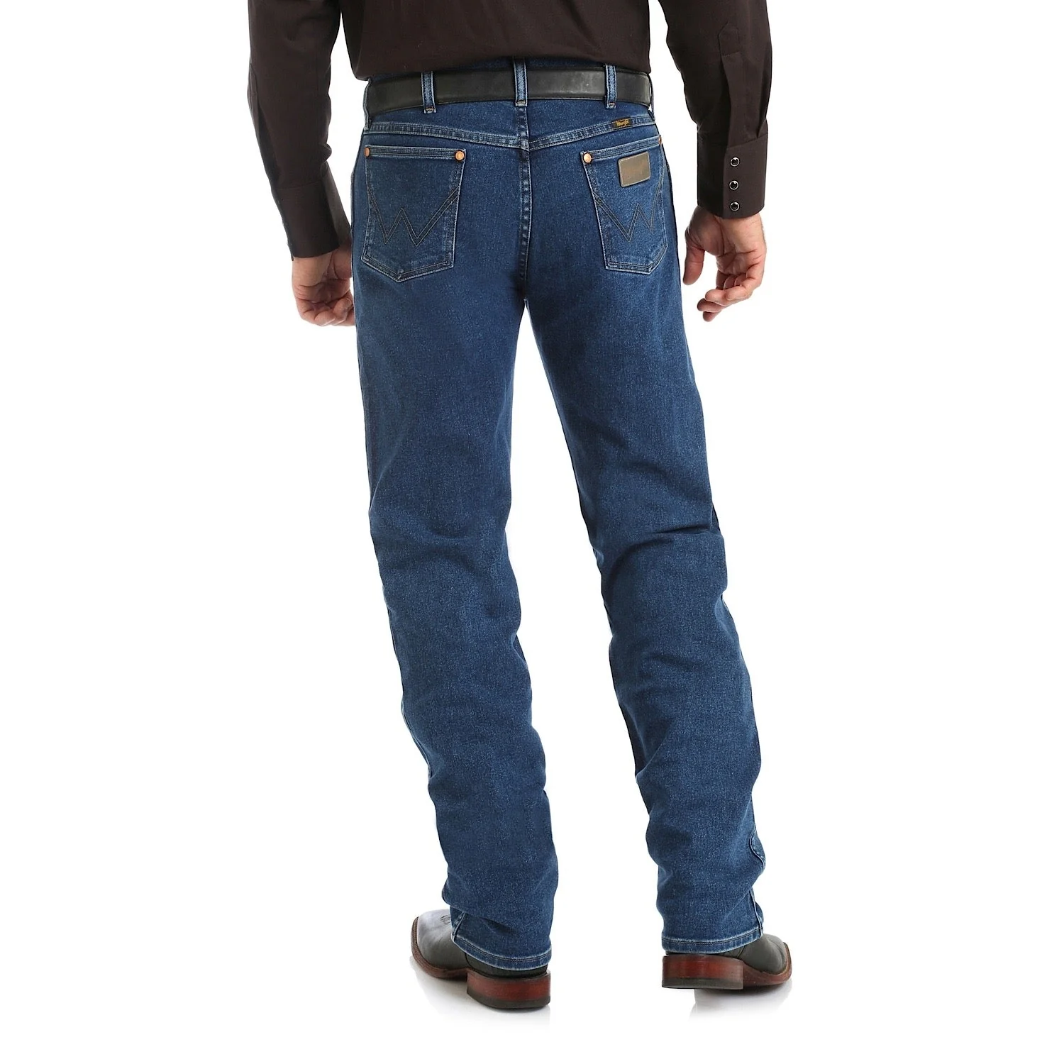 Wrangler Men's Cowboy Cut Original Fit Active Flex Jean Stonewash - Image 2