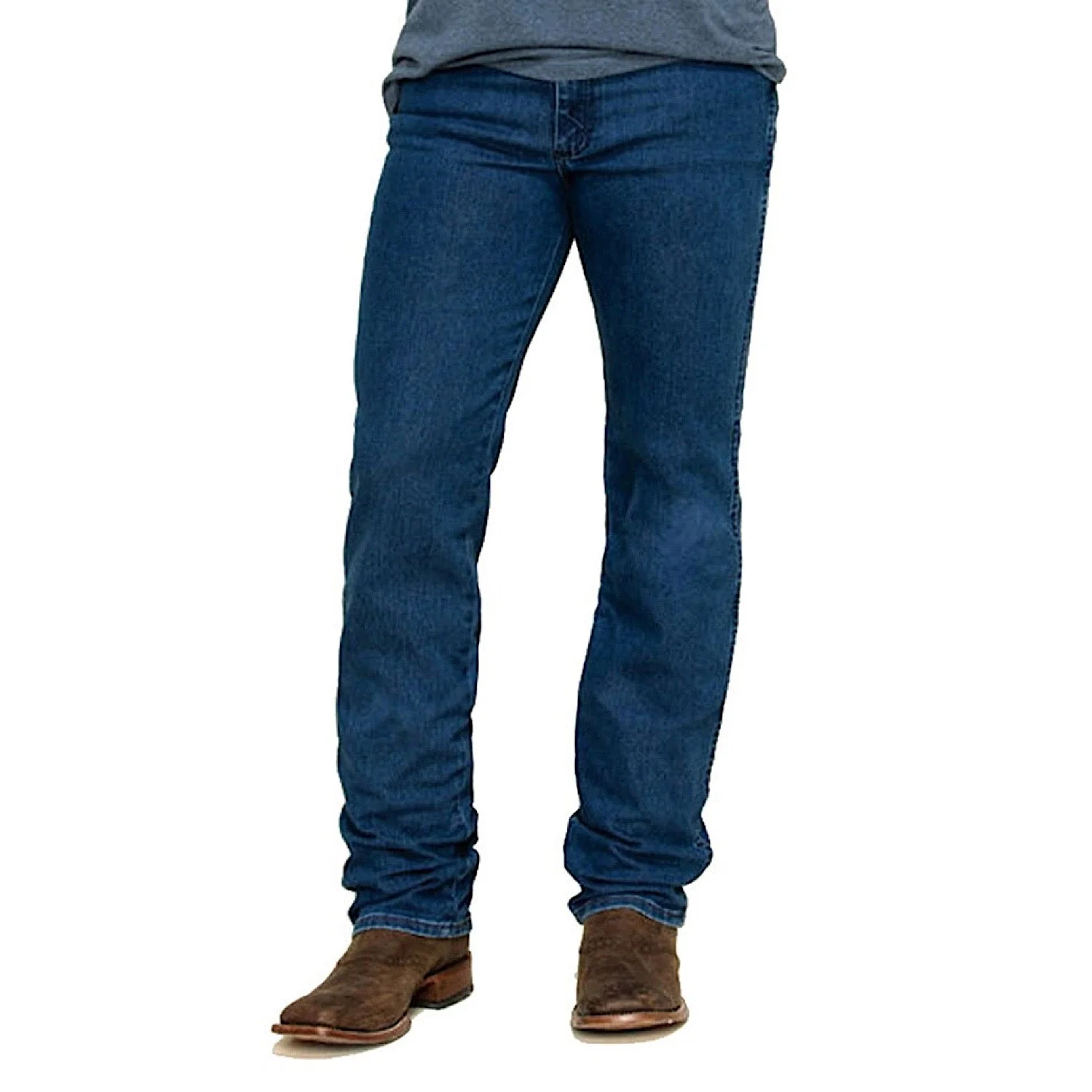Wrangler Men's Cowboy Cut Slim Fit Active Flex Jean - Stonewash