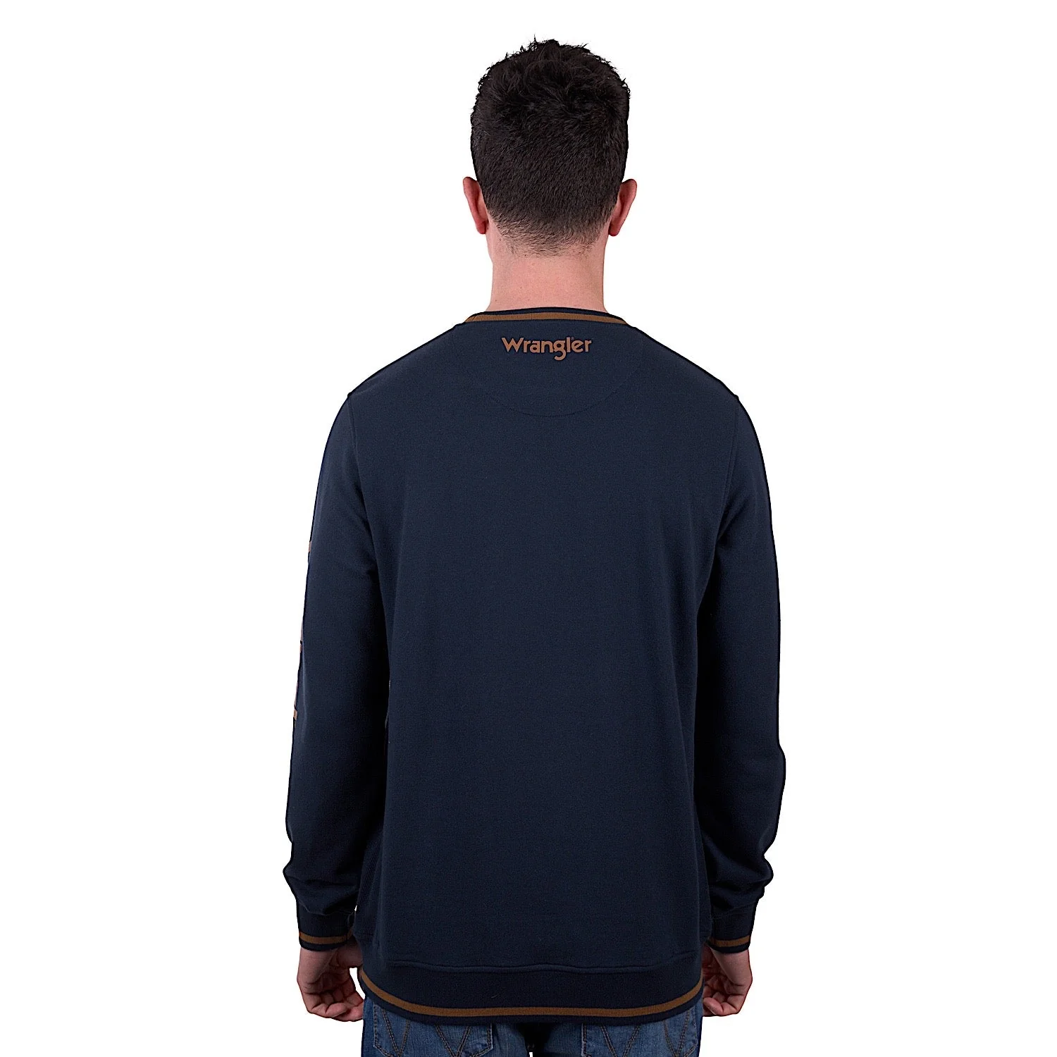 Wrangler Men's Dion Crew - Navy - Image 3