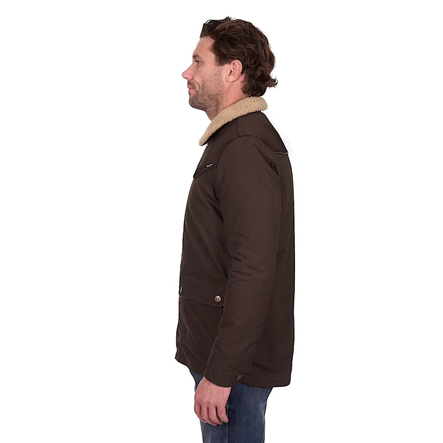 Wrangler Men's Jerome Jacket - Chocolate - Image 2