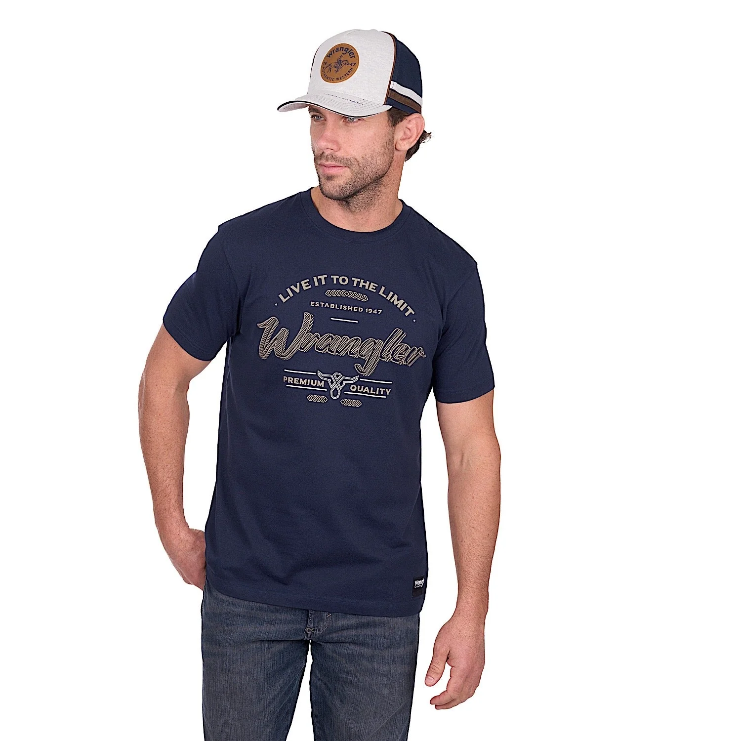 Wrangler Men's Joel T-Shirt - Navy - Image 2