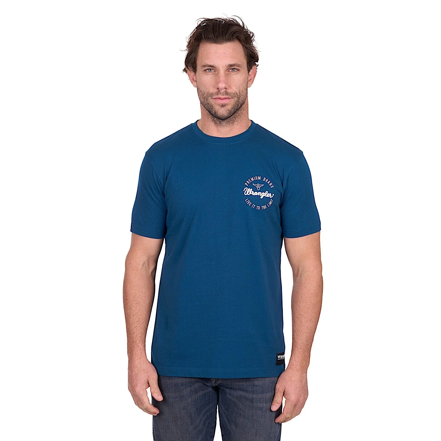 Wrangler Men's Mario T-Shirt - Denim