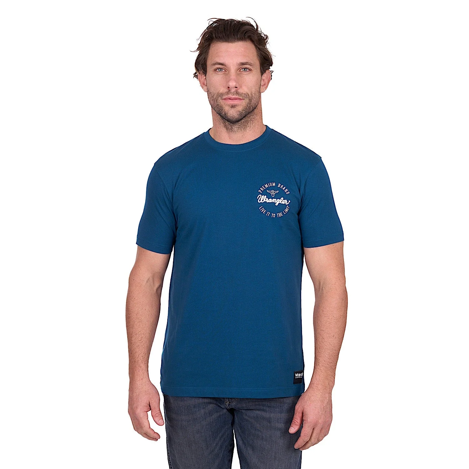 Wrangler Men's Mario T-Shirt - Denim - Image 2
