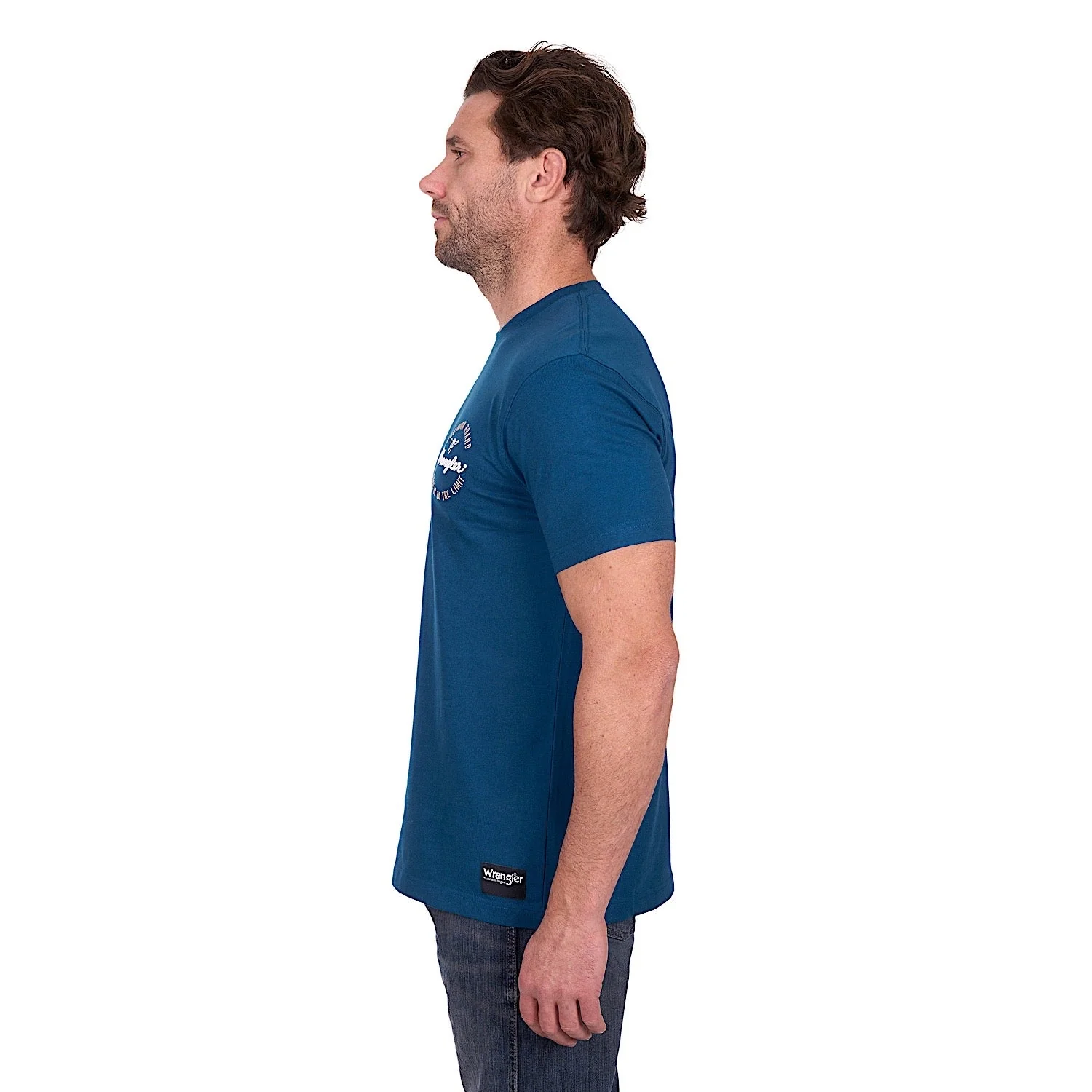 Wrangler Men's Mario T-Shirt - Denim - Image 3