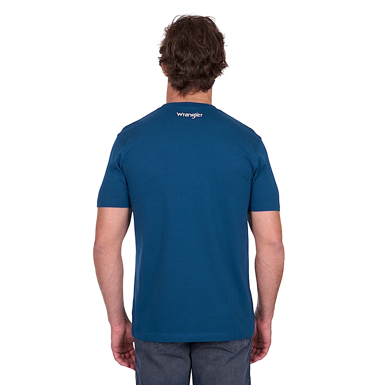 Wrangler Men's Mario T-Shirt - Denim - Image 4