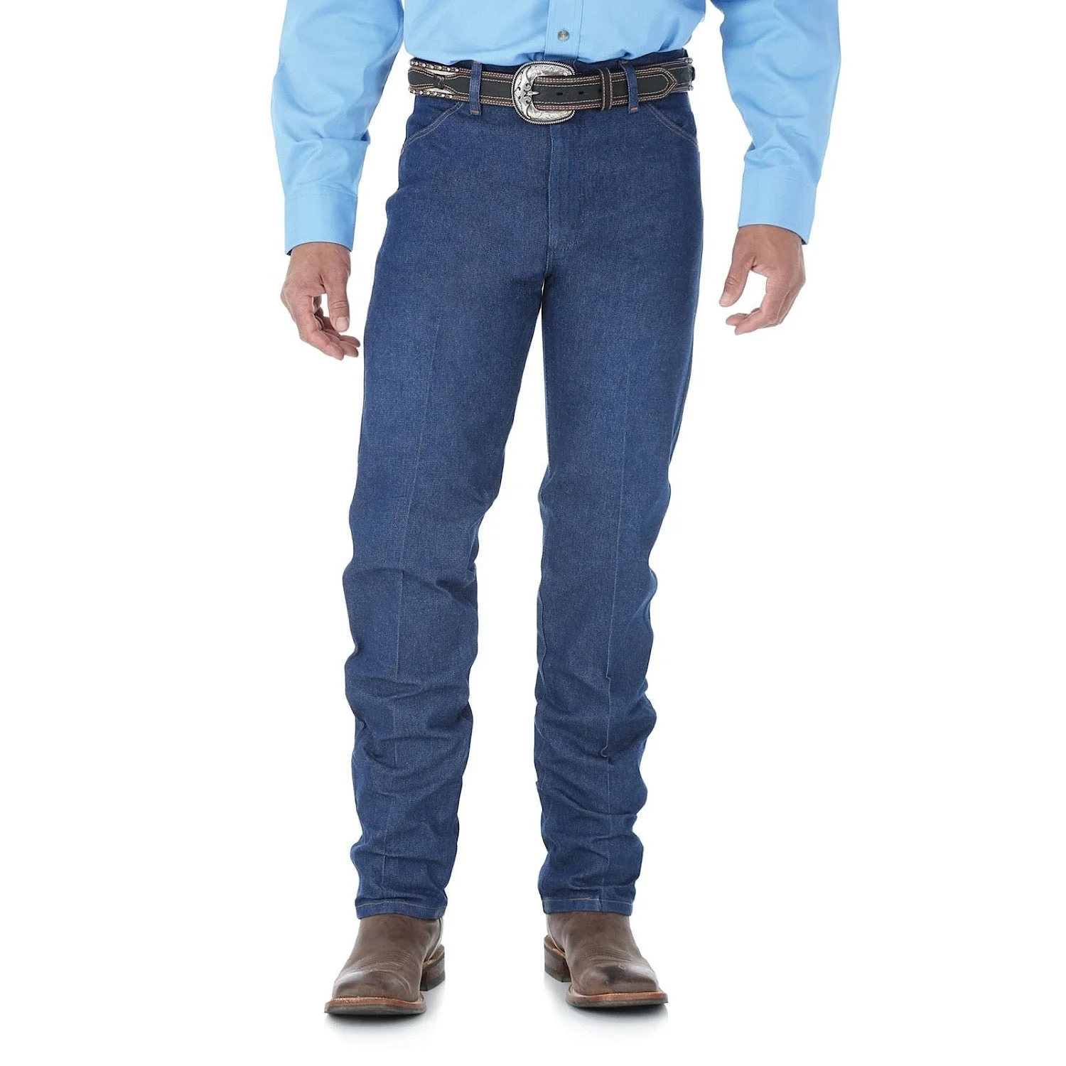 Wrangler Men's Original Fit Jean Rigid - Indigo - Image 3