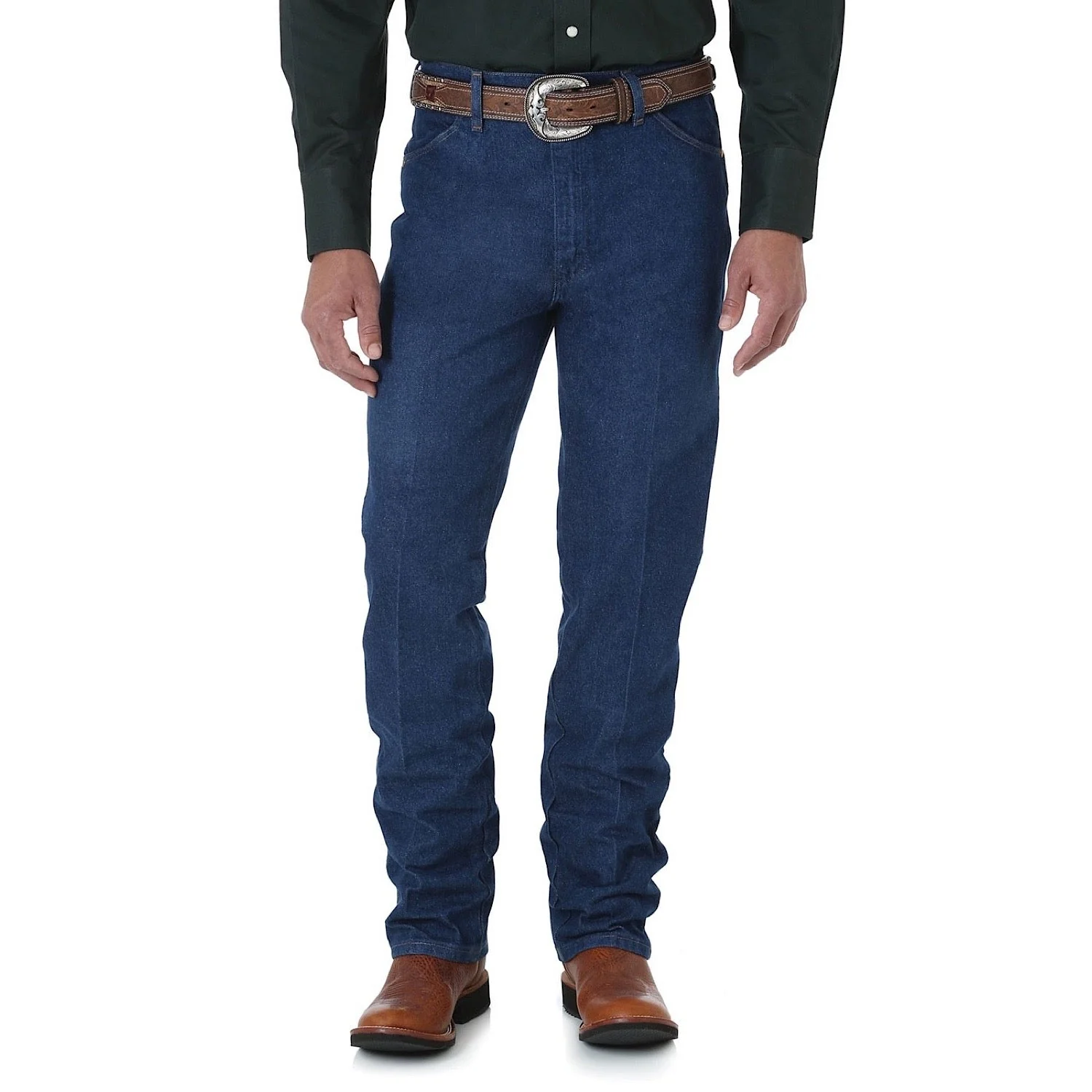 Wrangler Men's Original Slim Fit Jean Prewashed - Image 3
