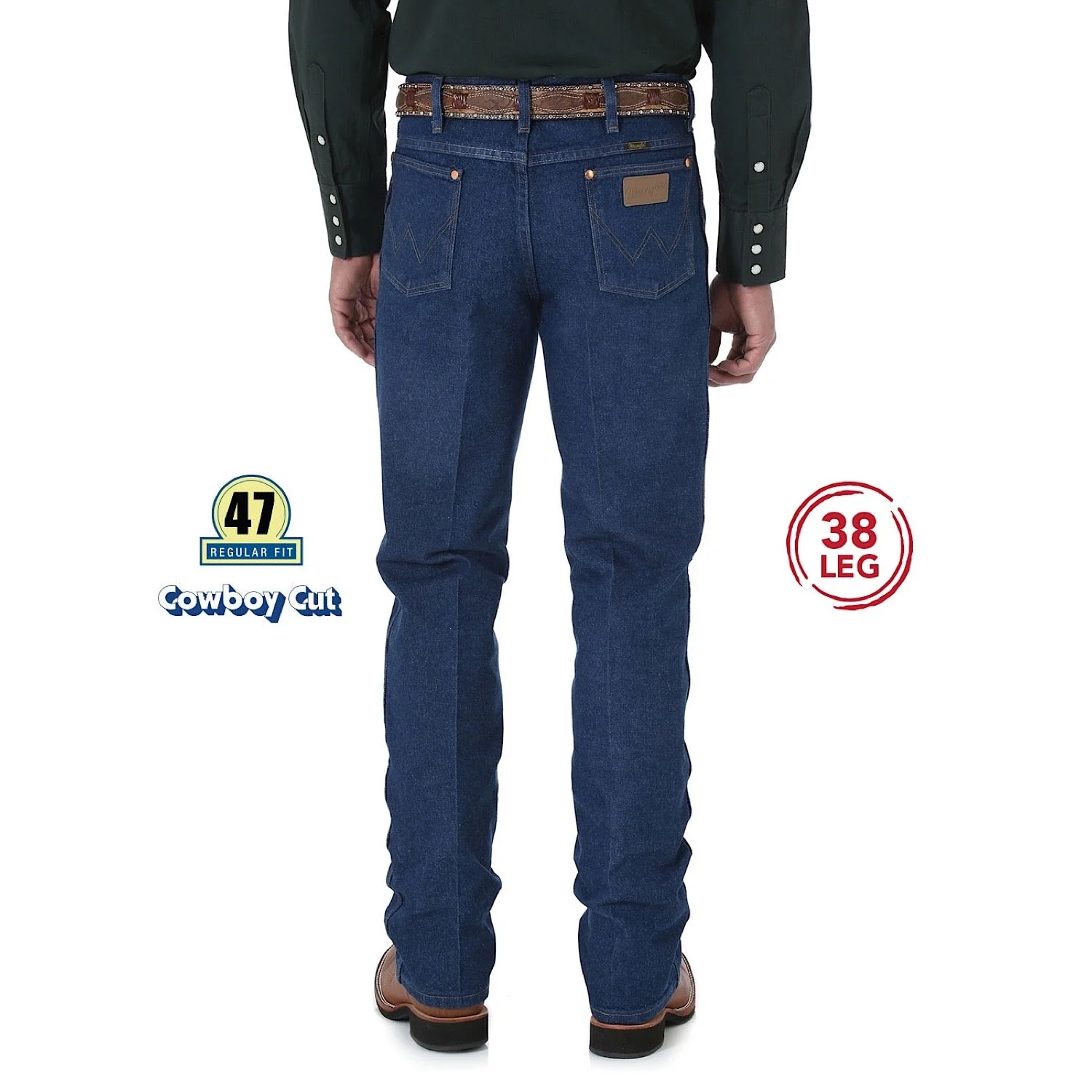 Wrangler Men's Original Slim Jean Prewashed 38" - Image 2