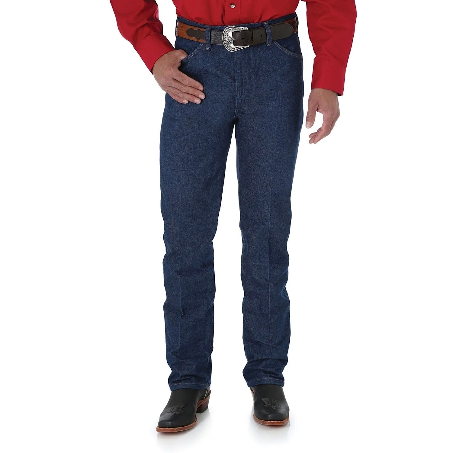 Wrangler Men's Original Slim Fit Jean Rigid - Image 3