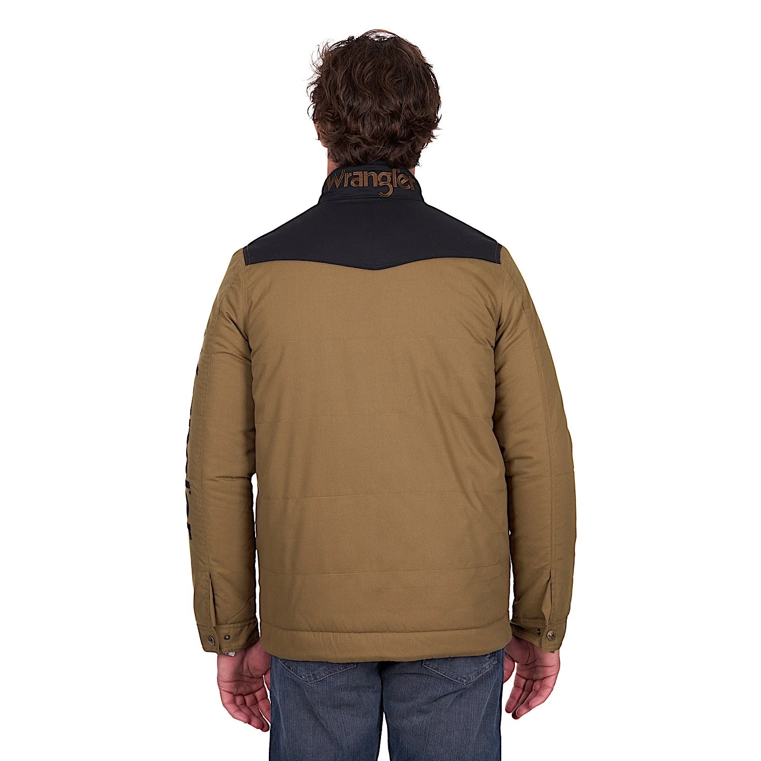 Wrangler Men's Ruben Jacket - Dark Tan/Black - Image 4