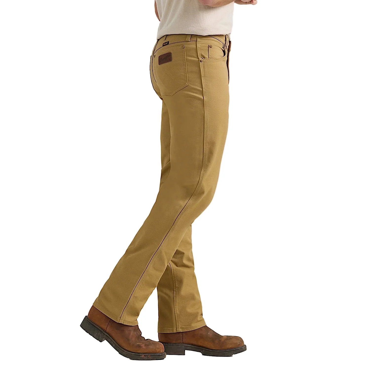 Wrangler Men's Tough Comfort 47 Canvas Jean - Kelp - Image 4