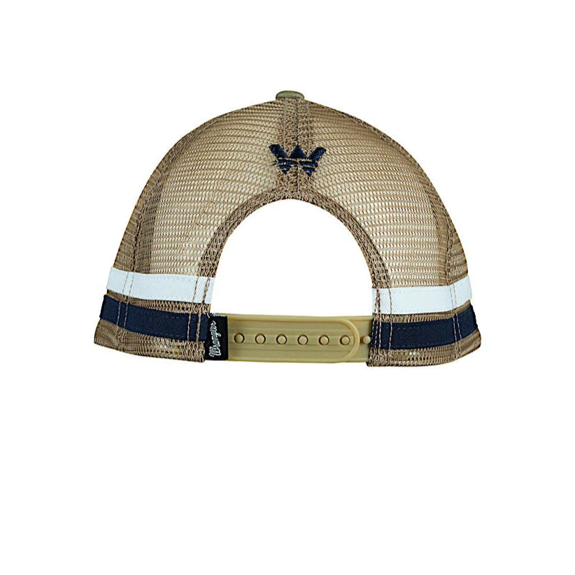 Wrangler Merlin Trucker Cap - Tan/Navy - Image 2