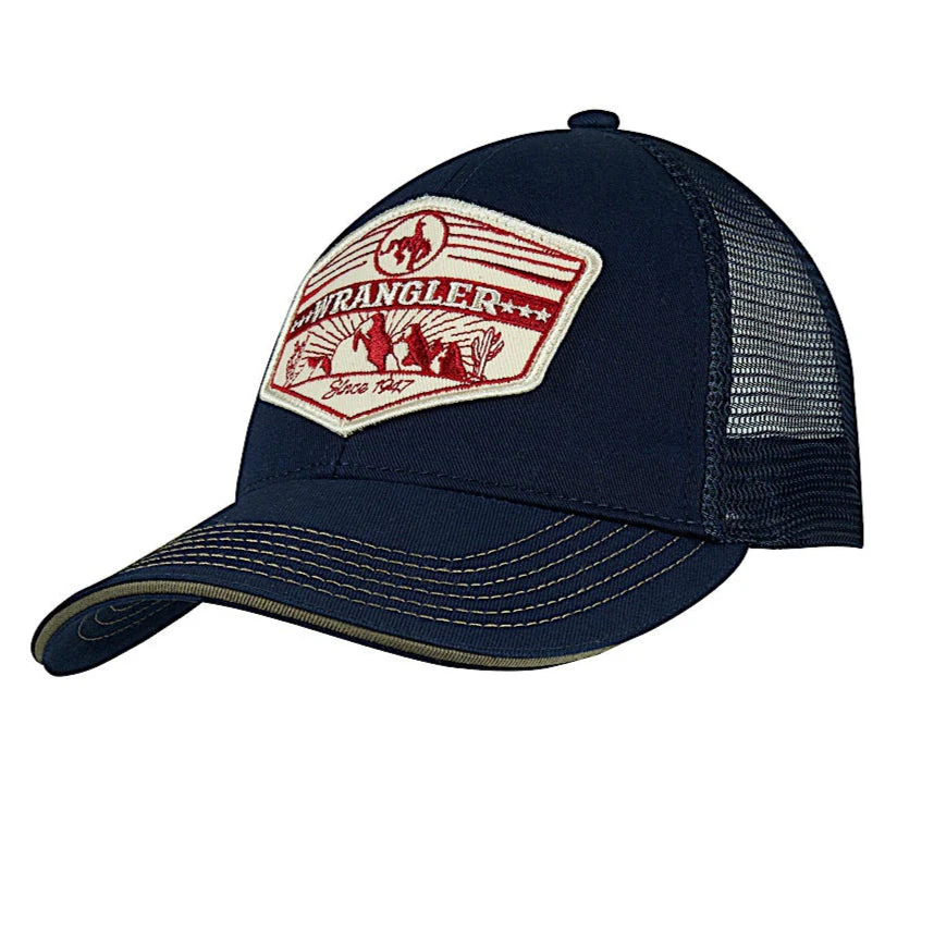 Wrangler Trevor Trucker Cap - Navy