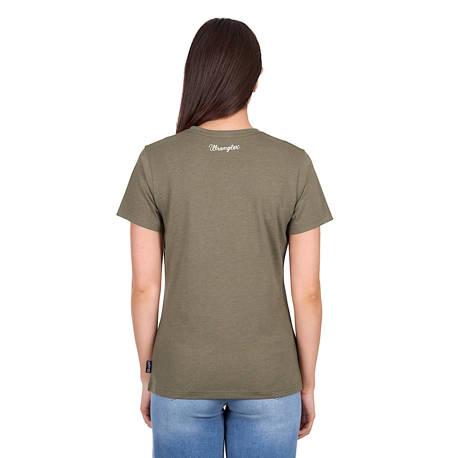 Wrangler Women's Adriana T-Shirt - Khaki Marle - Image 3